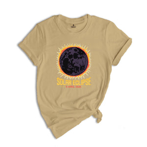 Solar Eclipse 2025 T-Shirt, April 8 2025 Solar Eclipse, Total Solar Eclipse Apparel, Solar Eclipse Shirt