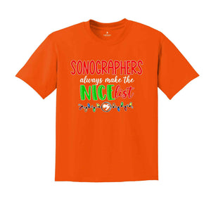 Sonographer Christmas Shirt, Sonography Assistant Christmas Shirt, Sonographer Appreciation Tee, Proud Sonographer Shirt, Para Christmas Gif