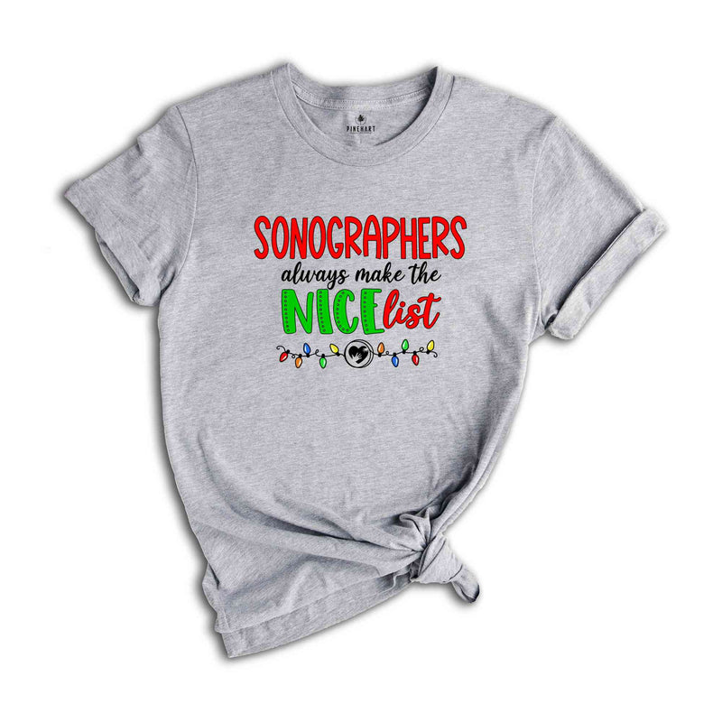 Sonographer Christmas Shirt, Sonography Assistant Christmas Shirt, Sonographer Appreciation Tee, Proud Sonographer Shirt, Para Christmas Gif