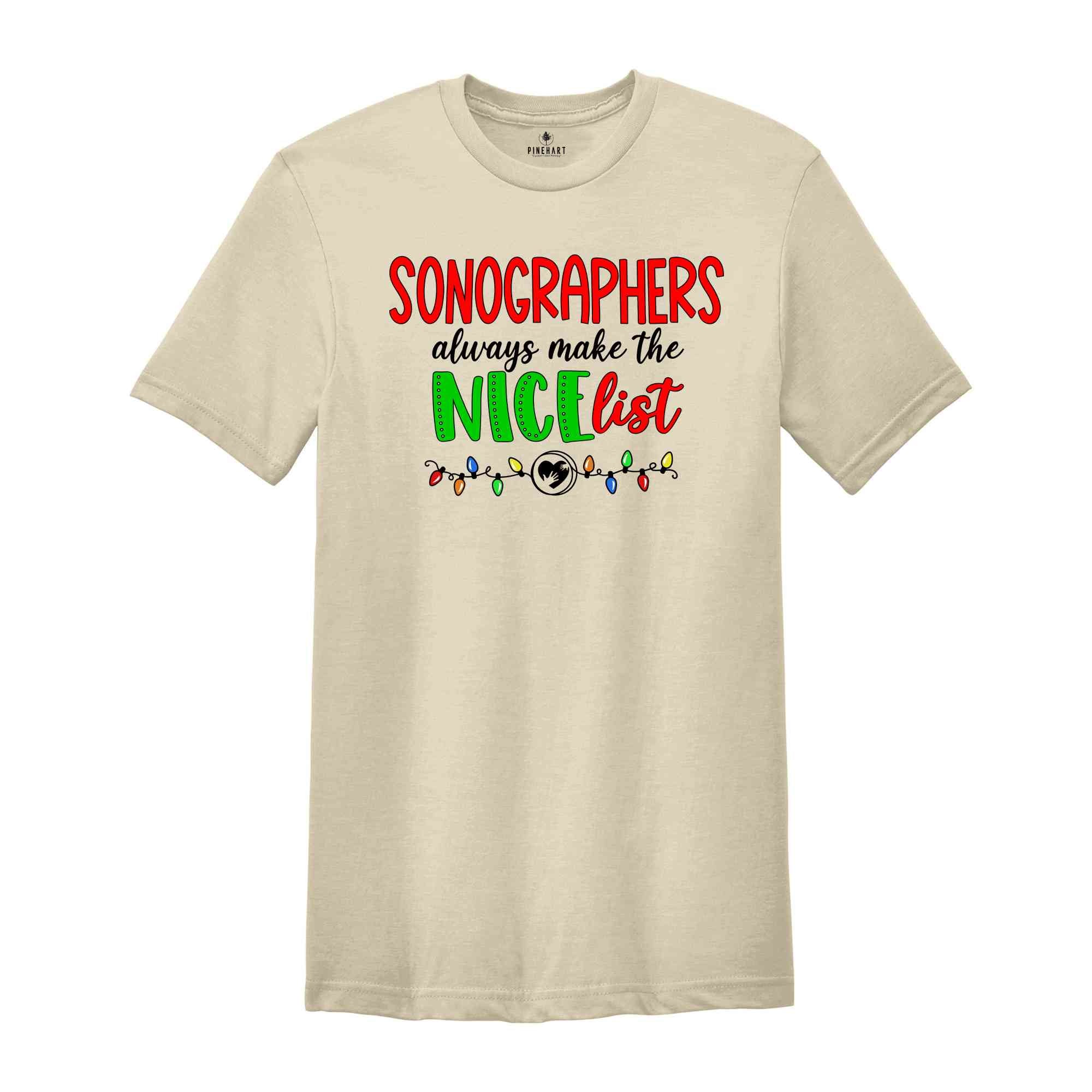 Sonographer Christmas Shirt, Sonography Assistant Christmas Shirt, Sonographer Appreciation Tee, Proud Sonographer Shirt, Para Christmas Gif