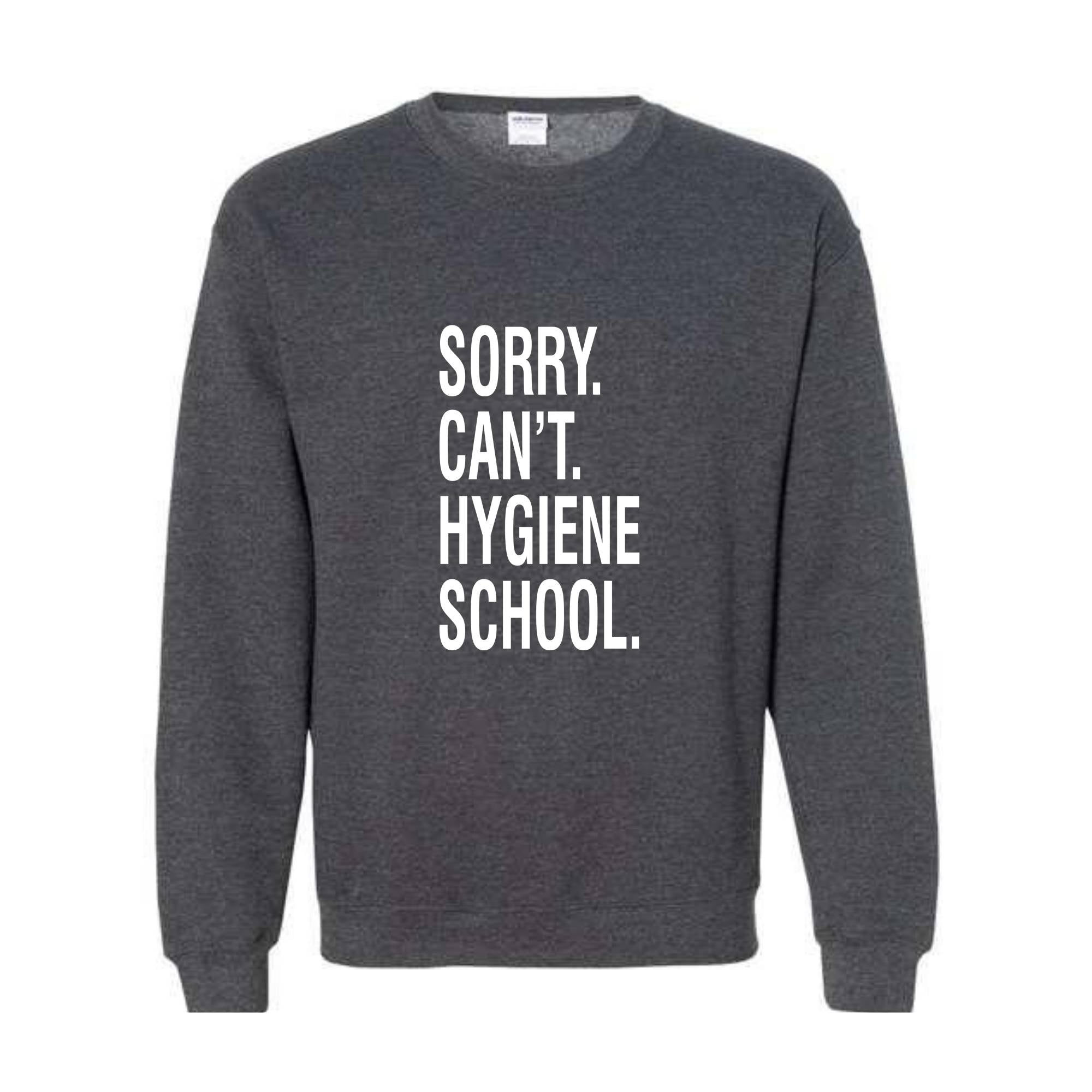 Sorry Can't Hygiene School Sweatshirt, Dental Hygiene Gifts, Dentist Sweater, Dental Hoodie, Funny Dental Gifts