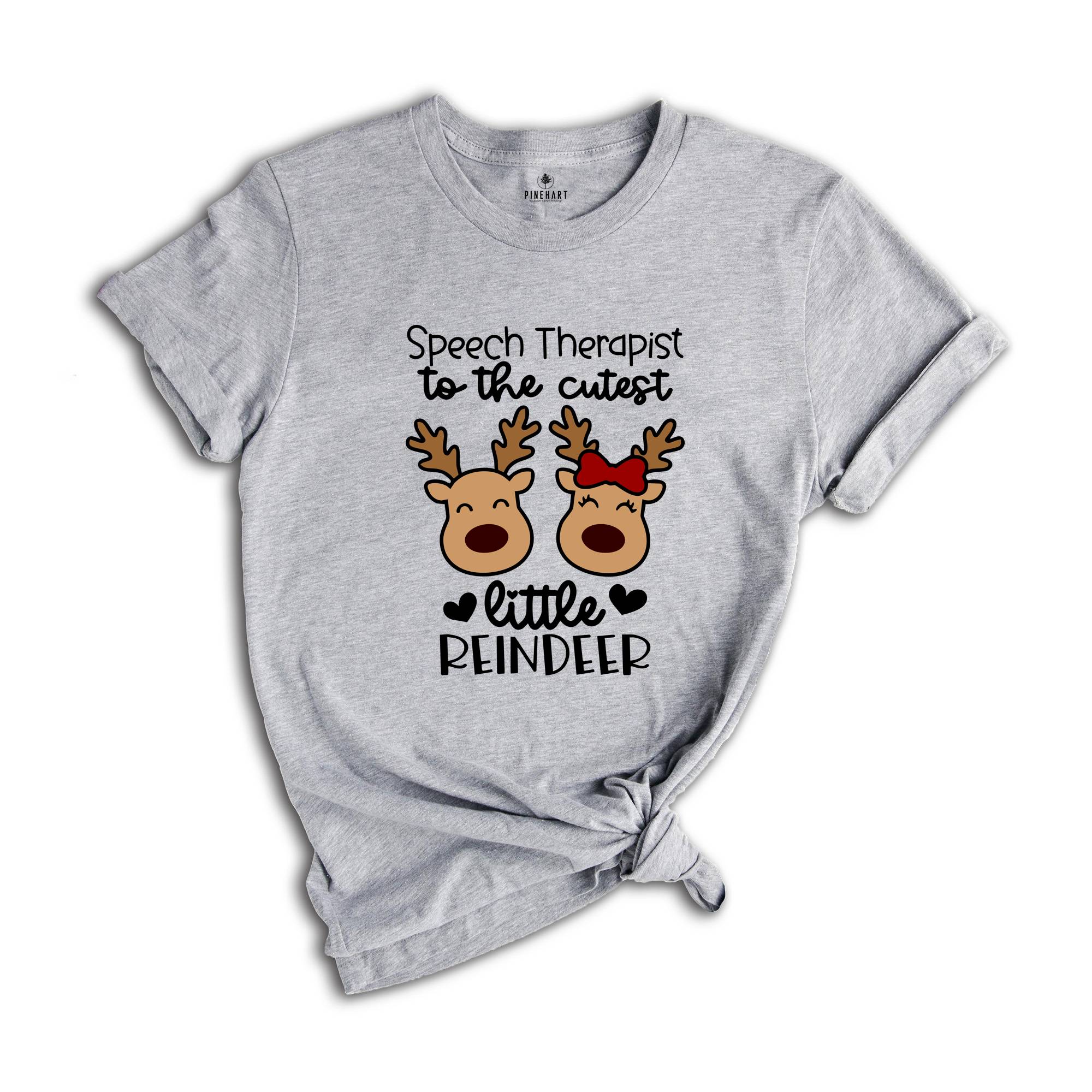 Speech Therapist To The Cutest Little Reindeer Shirt, Christmas SLP T-shirt, Cute Christmas Shirt, Speech Therapist Costume