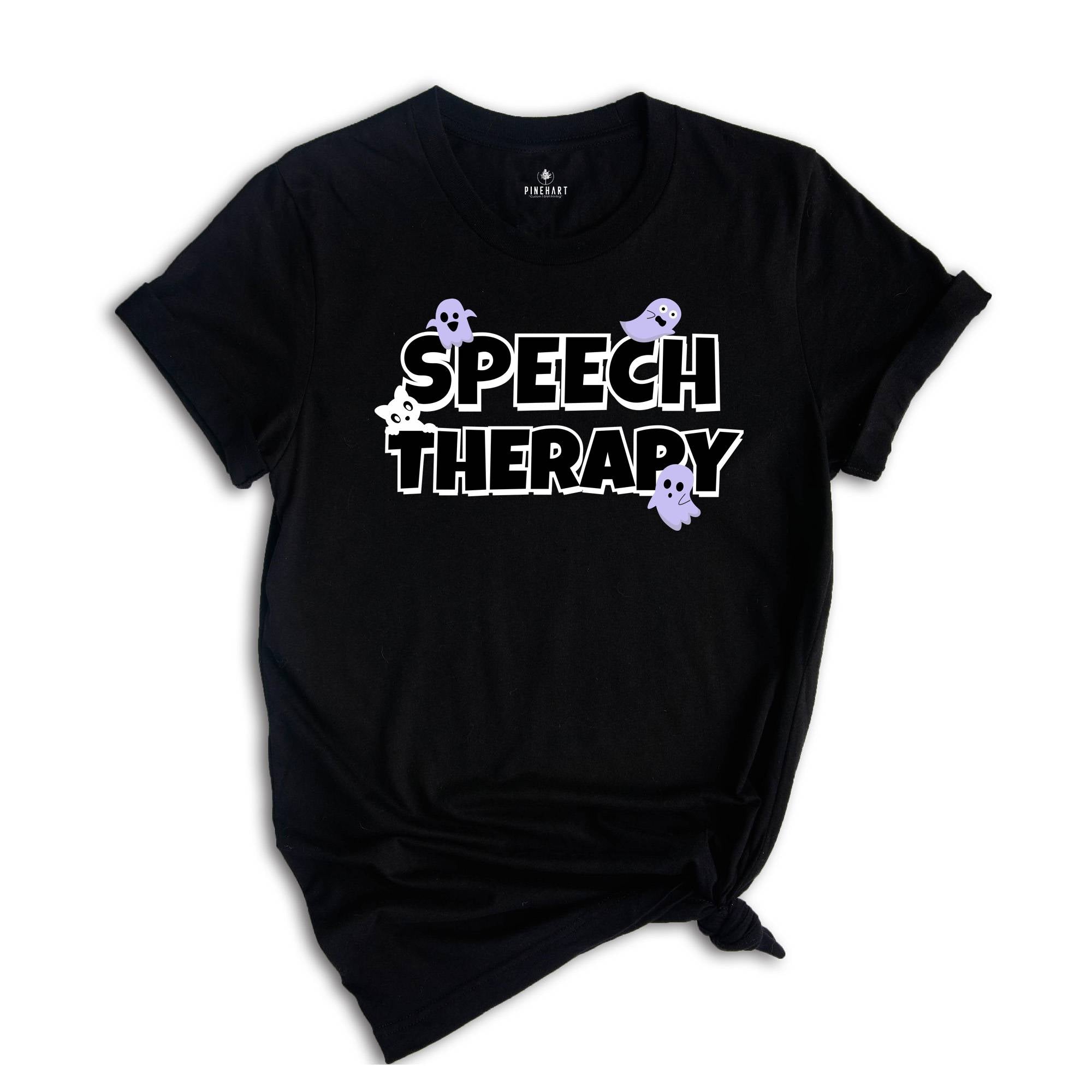 Speech Therapy Halloween Shirt, Slp Halloween Shirt, SLP Ghost Shirt, Spooky Slp Fall Tee, Speech Language Therapy Halloween Shirt