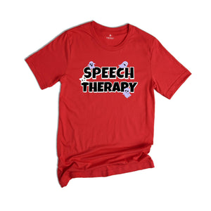 Speech Therapy Halloween Shirt, Slp Halloween Shirt, SLP Ghost Shirt, Spooky Slp Fall Tee, Speech Language Therapy Halloween Shirt