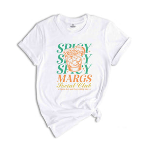 Spicy Margs Social Club Shirt, Summer Shirt, Beach Vacation Shirt, Beach Mode Shirt, Summer Vibes Tee, Margarita Lover Shirt, Summer Vibe