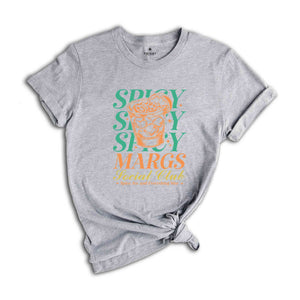 Spicy Margs Social Club Shirt, Summer Shirt, Beach Vacation Shirt, Beach Mode Shirt, Summer Vibes Tee, Margarita Lover Shirt, Summer Vibe