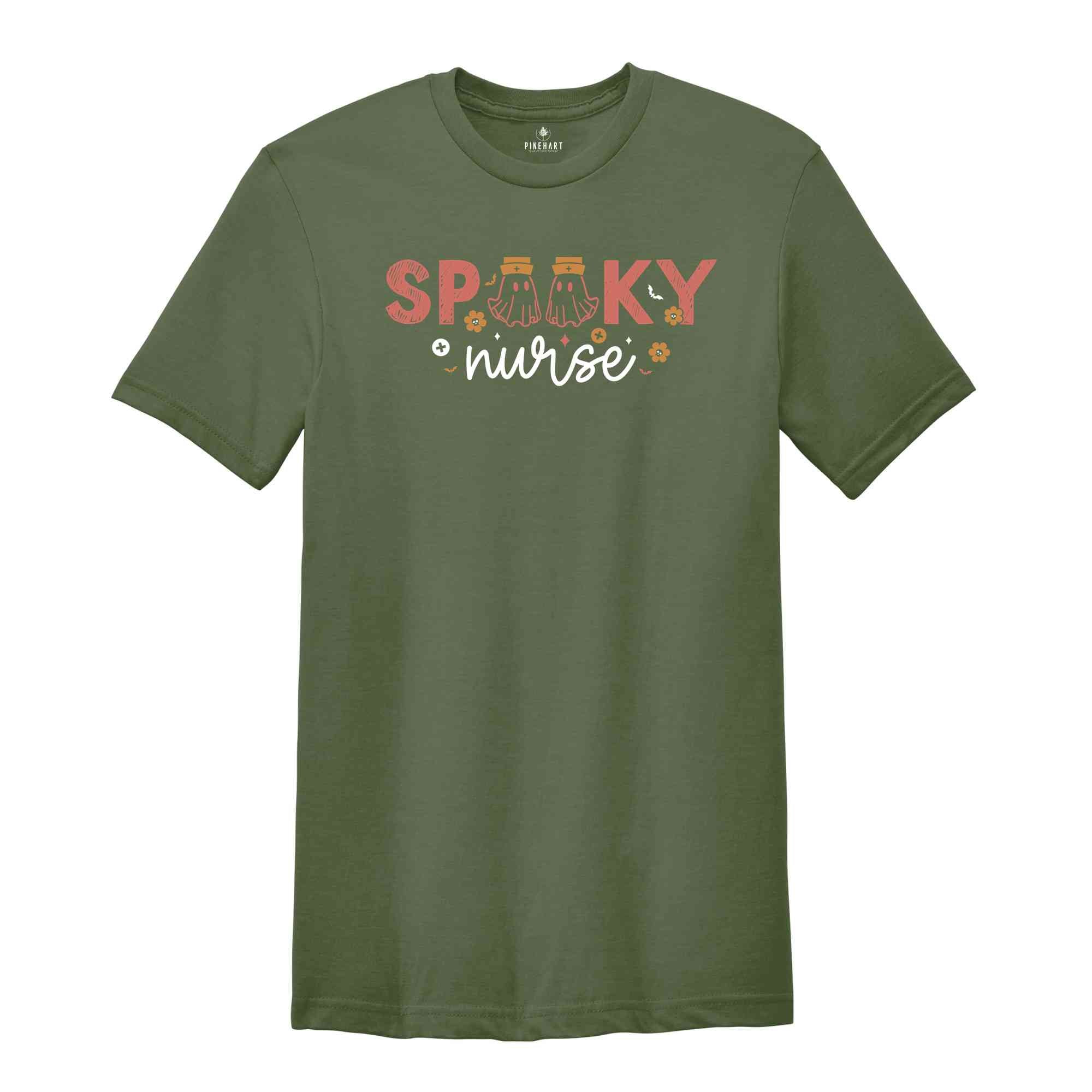 Spooky Nurse Shirt, Nurse Life Shirt, Nurse Student Shirt, Nurse Gift, Nurse Halloween Shirt, Halloween Gift, Spooky Season Shirt