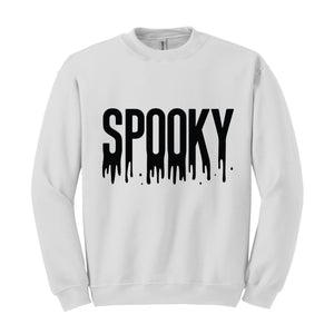 Spooky Season, Retro Halloween Sweatshirt, Vintage Ghost Halloween SweatShirt, Retro Fall Shirt Fall Sweatshirt