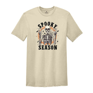 Spooky Season Shirt, Retro Halloween Shirt, Halloween Shirt, Skeleton Shirt, Spooky Shirt, Spooky Season Shirt, Fall Shirt, Peace Shirt