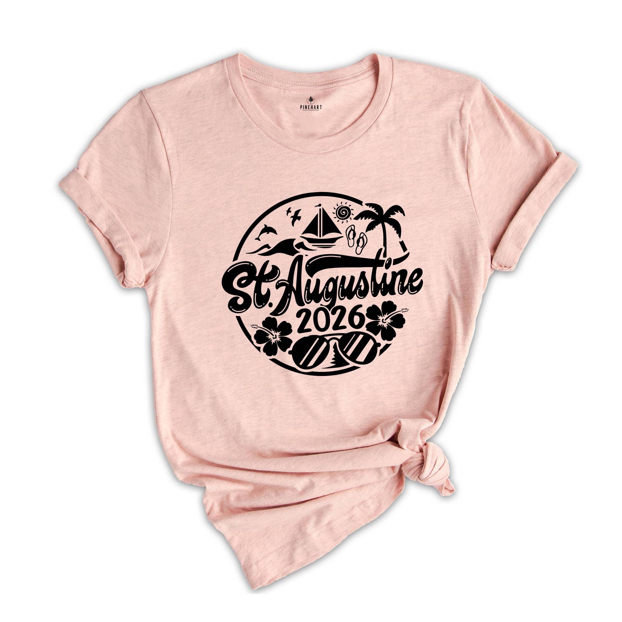 St Augustine 2026 Shirt, St Augustine Lover, St Augustine Fan, St Augustine Beach Shirt, St Augustine Holiday Shirt, City Of Florida Shirt