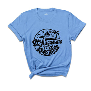 St Augustine 2026 Shirt, St Augustine Lover, St Augustine Fan, St Augustine Beach Shirt, St Augustine Holiday Shirt, City Of Florida Shirt