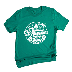 St Augustine 2026 Shirt, St Augustine Lover, St Augustine Fan, St Augustine Beach Shirt, St Augustine Holiday Shirt, City Of Florida Shirt