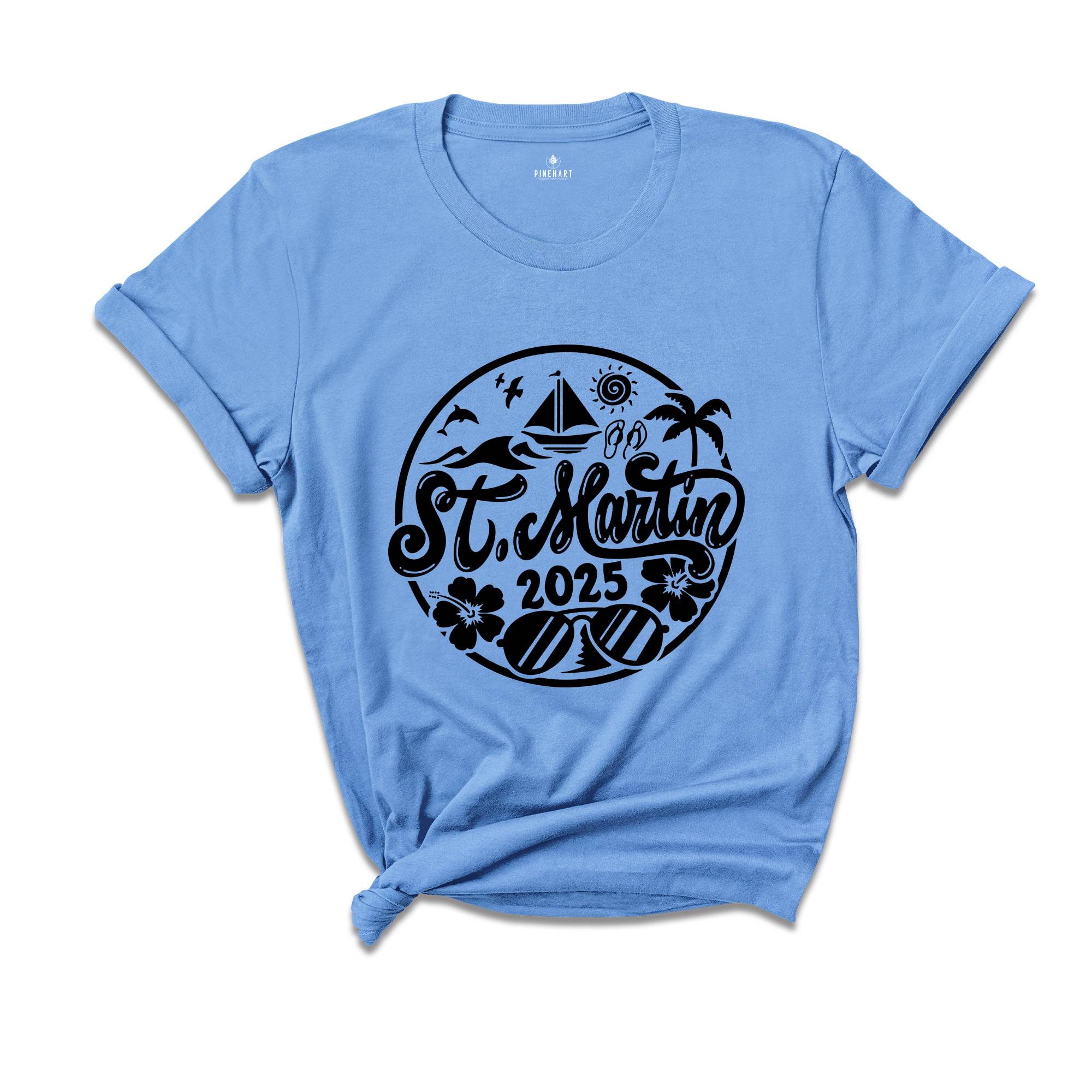 St Martin 2025 Shirt, St Martin Lover T-Shirt, St Martin Fan, St Martin Beach Shirt, St Martin Holiday Shirt, Summer Beach Tee
