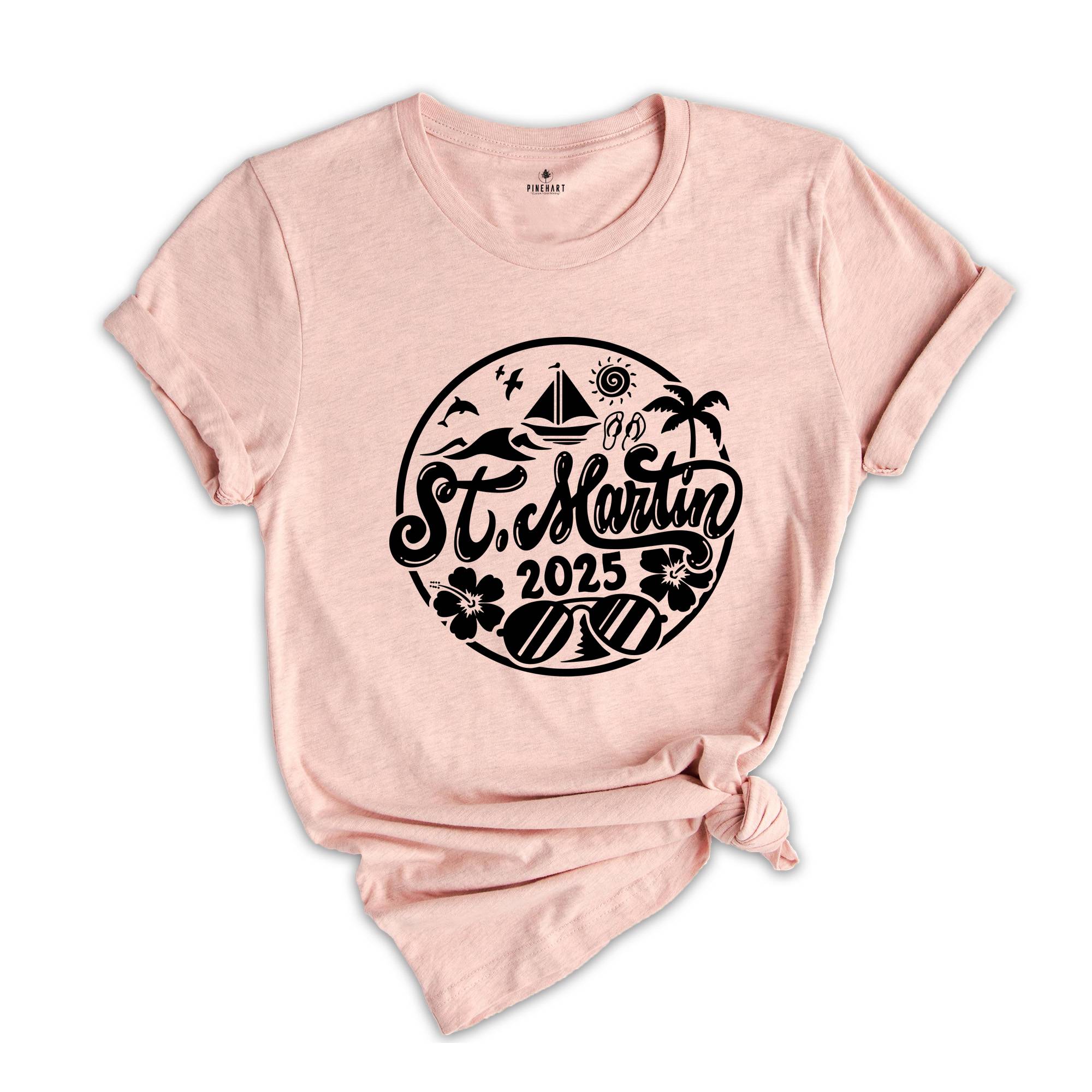 St Martin 2025 Shirt, St Martin Lover T-Shirt, St Martin Fan, St Martin Beach Shirt, St Martin Holiday Shirt, Summer Beach Tee