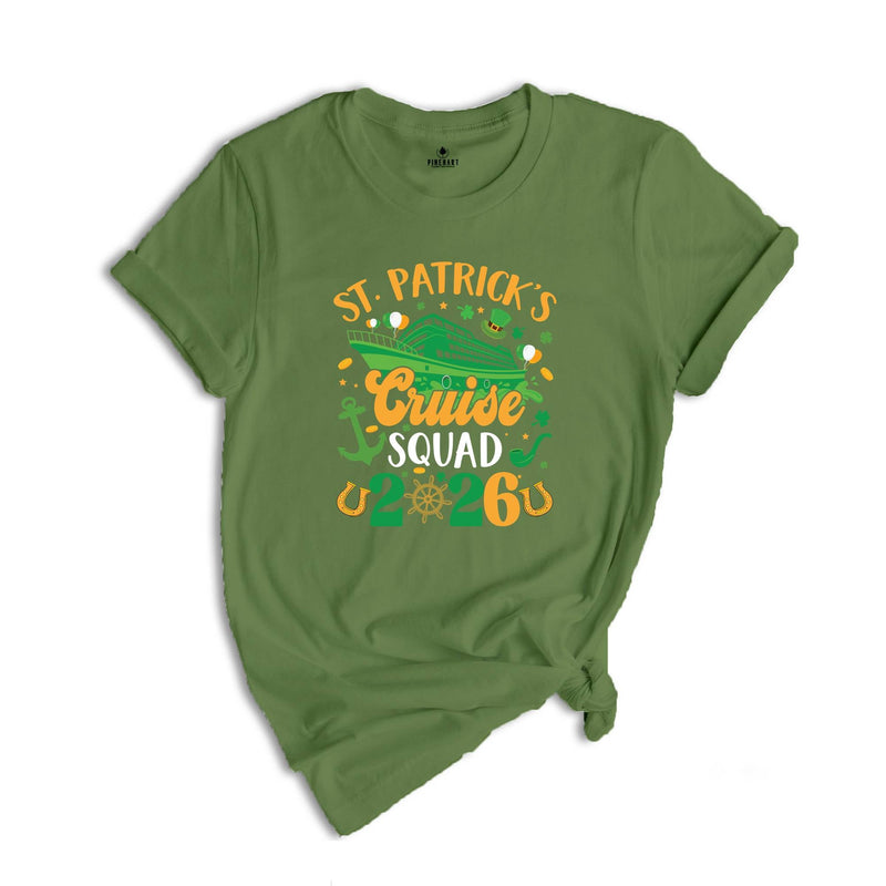 St Patrick's Cruise Squad 2026 Shirt, Funny St. Patricks Cruise Shirt, Funny Family Matching Shirt, Cruise Shirt, St Patricks Shirt