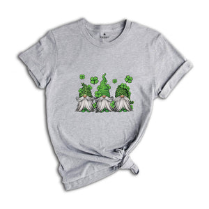 St Patricks Day Gnome Shirt, Shamrock Shirt, Cute Patricks Day Gnome Shirt, Family Matching Shirt, Adorable Gnome Shirt