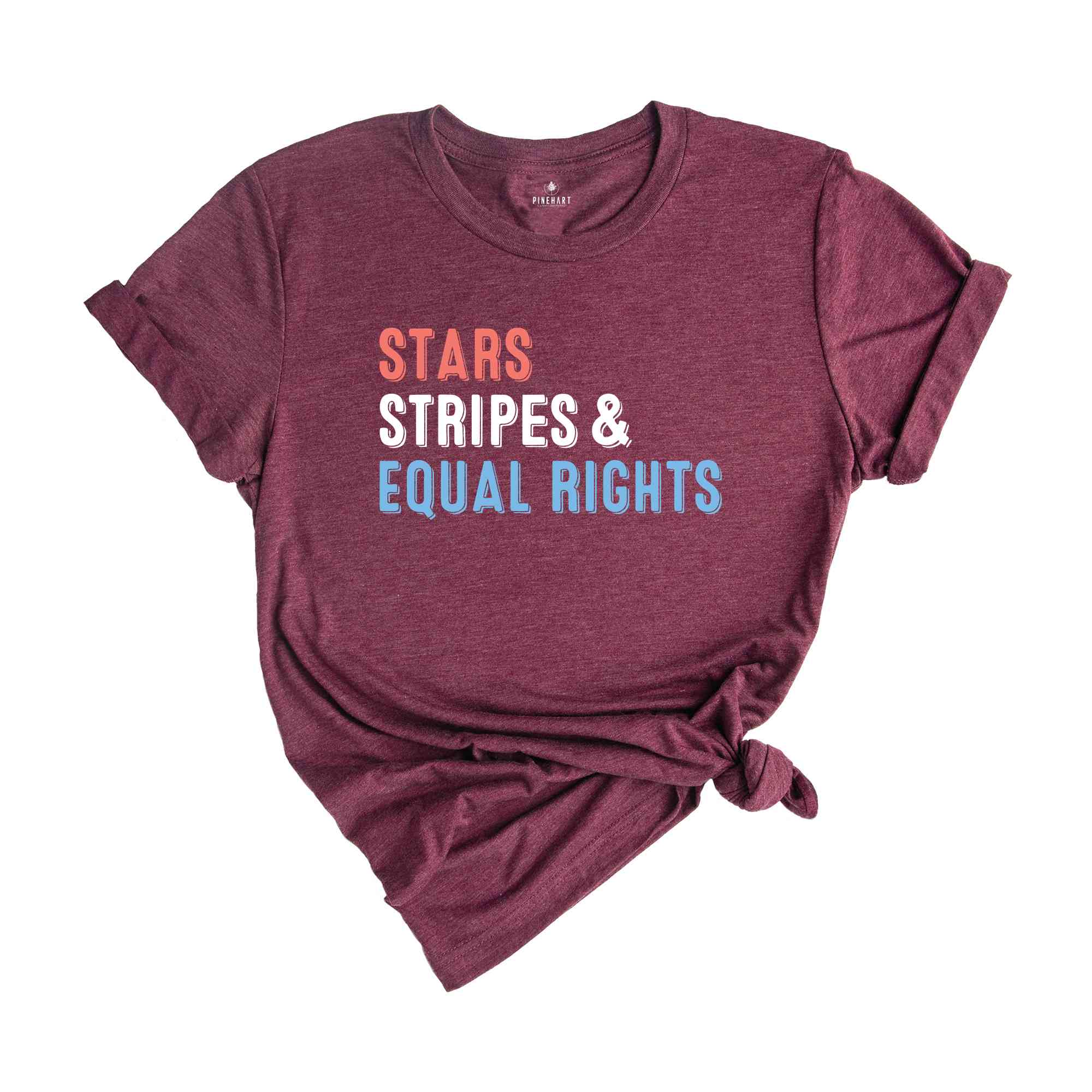 Star Stripes and Equal Rights Shirt, Equal Rights Shirt, Reproductive Rights, 4Th Of July Shirt, Human Rights Shirt, Stars And Stripes