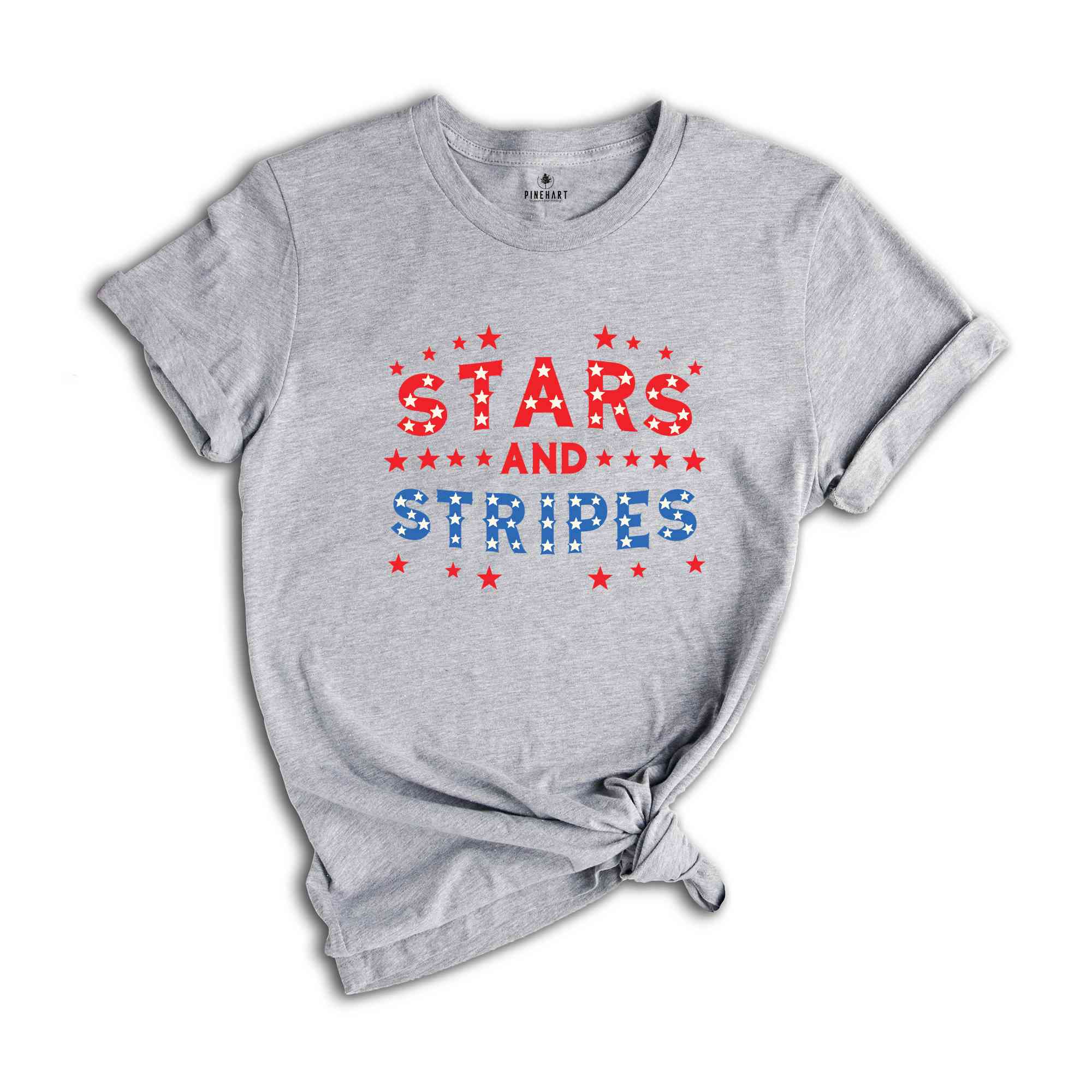 Stars And Stripes 4th Of July Shirt, Independence Day Shirt, Red White and Blue Shirt, Cute USA Flag Shirt