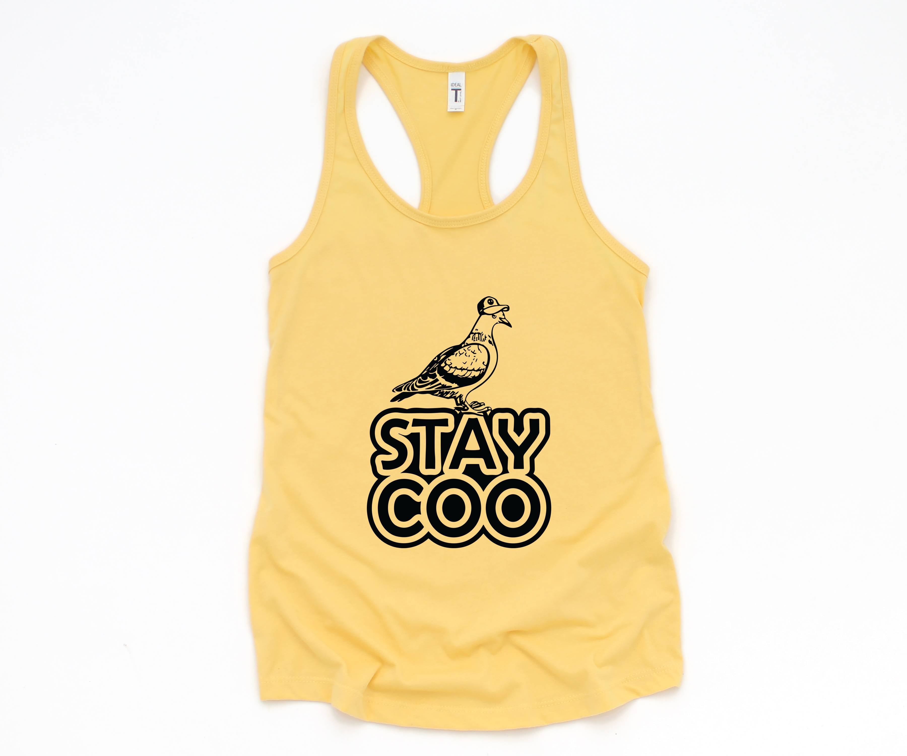 Stay Coo Tank Top, Bird Lovers Tank Top, Funny Pigeon Tank Top, Cool Bird Tank Top, Gifts For Bird Lovers