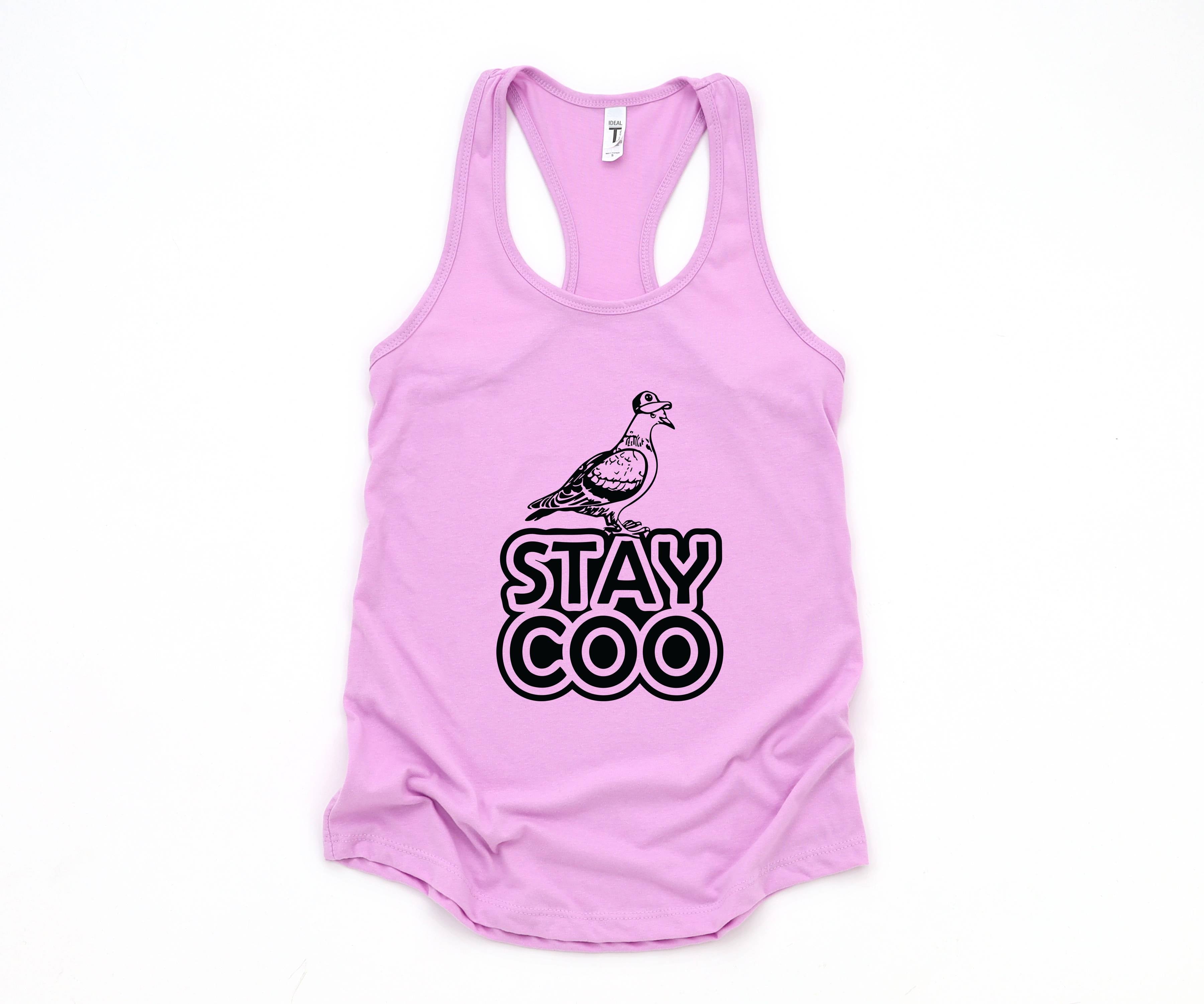 Stay Coo Tank Top, Bird Lovers Tank Top, Funny Pigeon Tank Top, Cool Bird Tank Top, Gifts For Bird Lovers