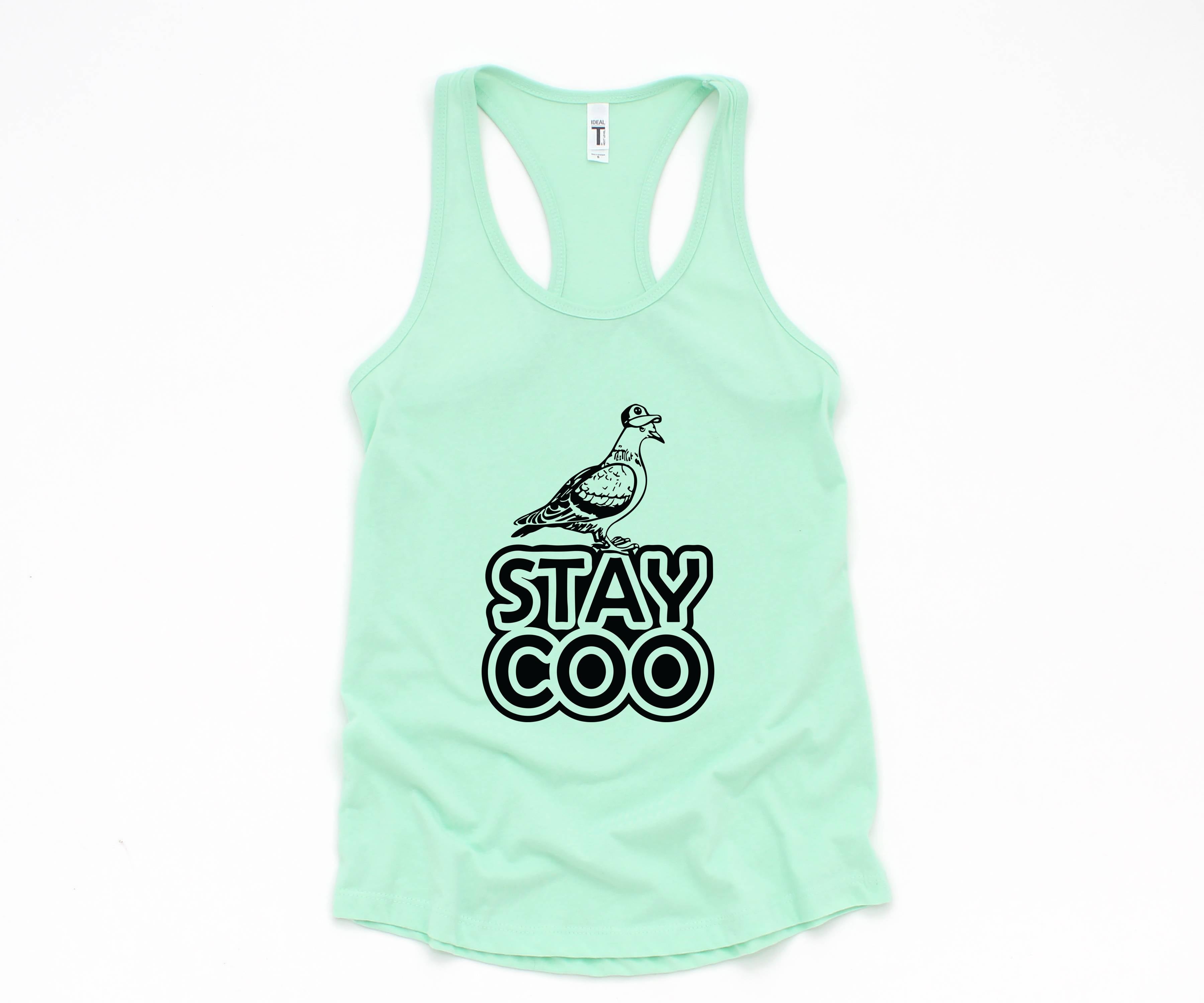 Stay Coo Tank Top, Bird Lovers Tank Top, Funny Pigeon Tank Top, Cool Bird Tank Top, Gifts For Bird Lovers