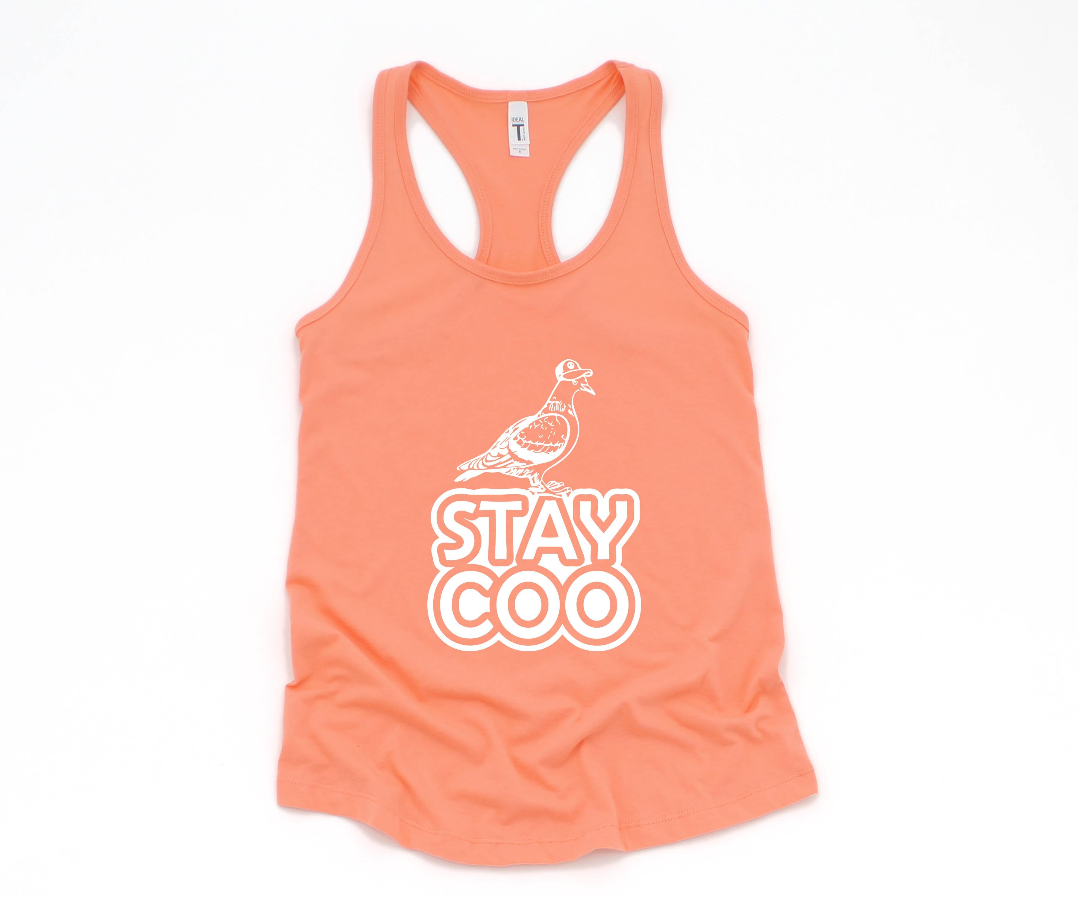 Stay Coo Tank Top, Bird Lovers Tank Top, Funny Pigeon Tank Top, Cool Bird Tank Top, Gifts For Bird Lovers
