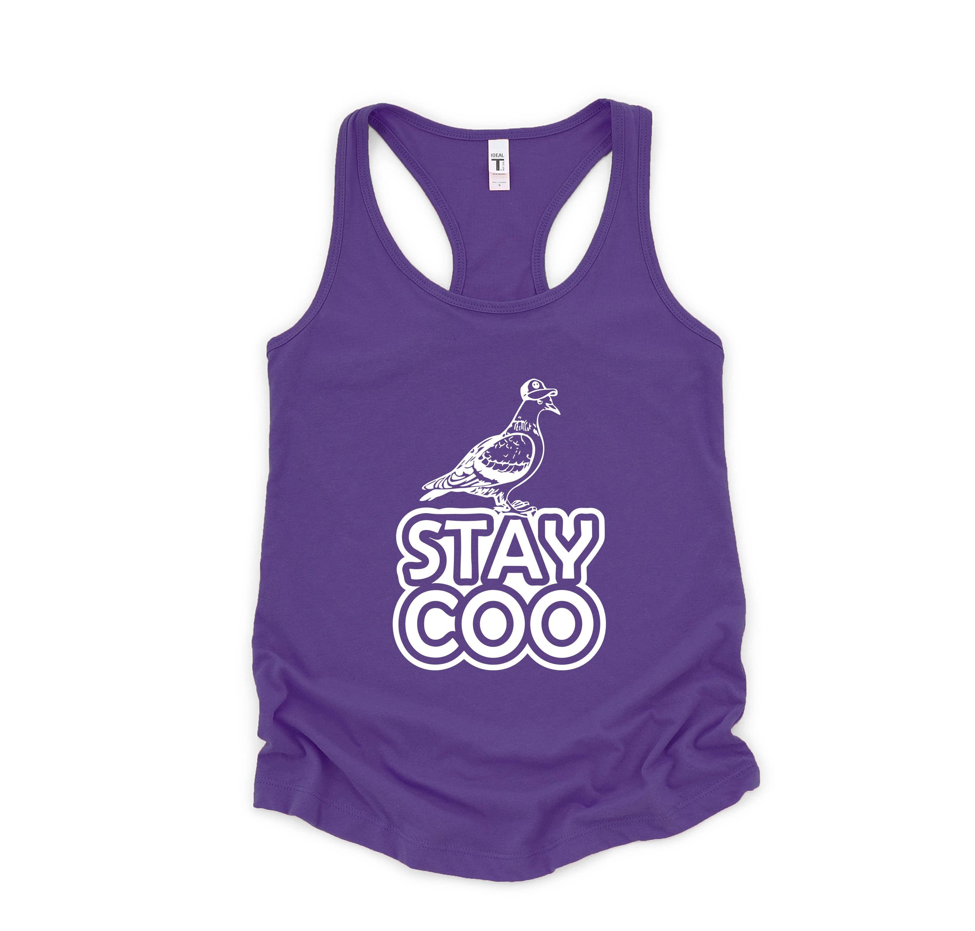Stay Coo Tank Top, Bird Lovers Tank Top, Funny Pigeon Tank Top, Cool Bird Tank Top, Gifts For Bird Lovers