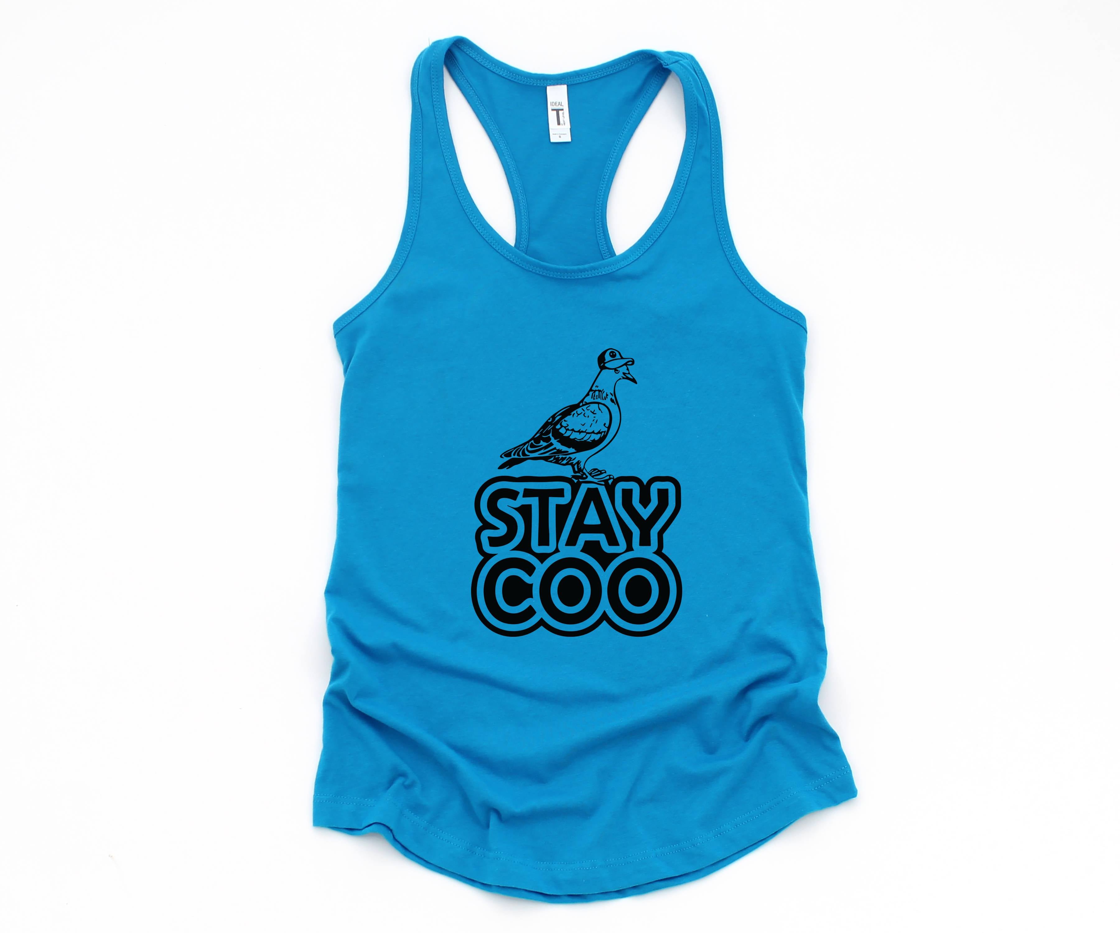 Stay Coo Tank Top, Bird Lovers Tank Top, Funny Pigeon Tank Top, Cool Bird Tank Top, Gifts For Bird Lovers