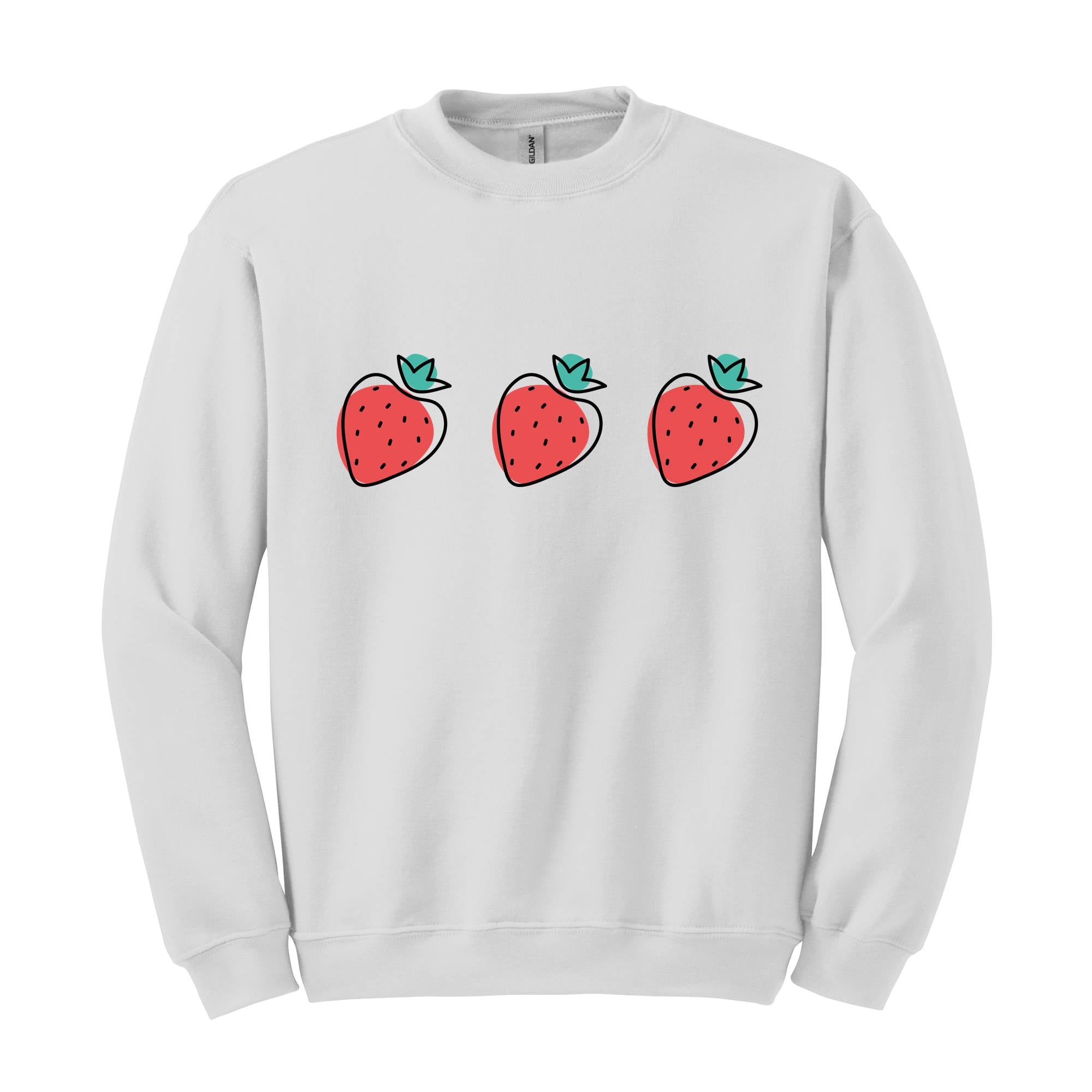 Strawberry Woman Sweatshirt, Strawberry Hoodie, Red Strawberry, Strawberry Gift For Women, Cute Strawberry Sweatshirt, Gardening Sweatshirt