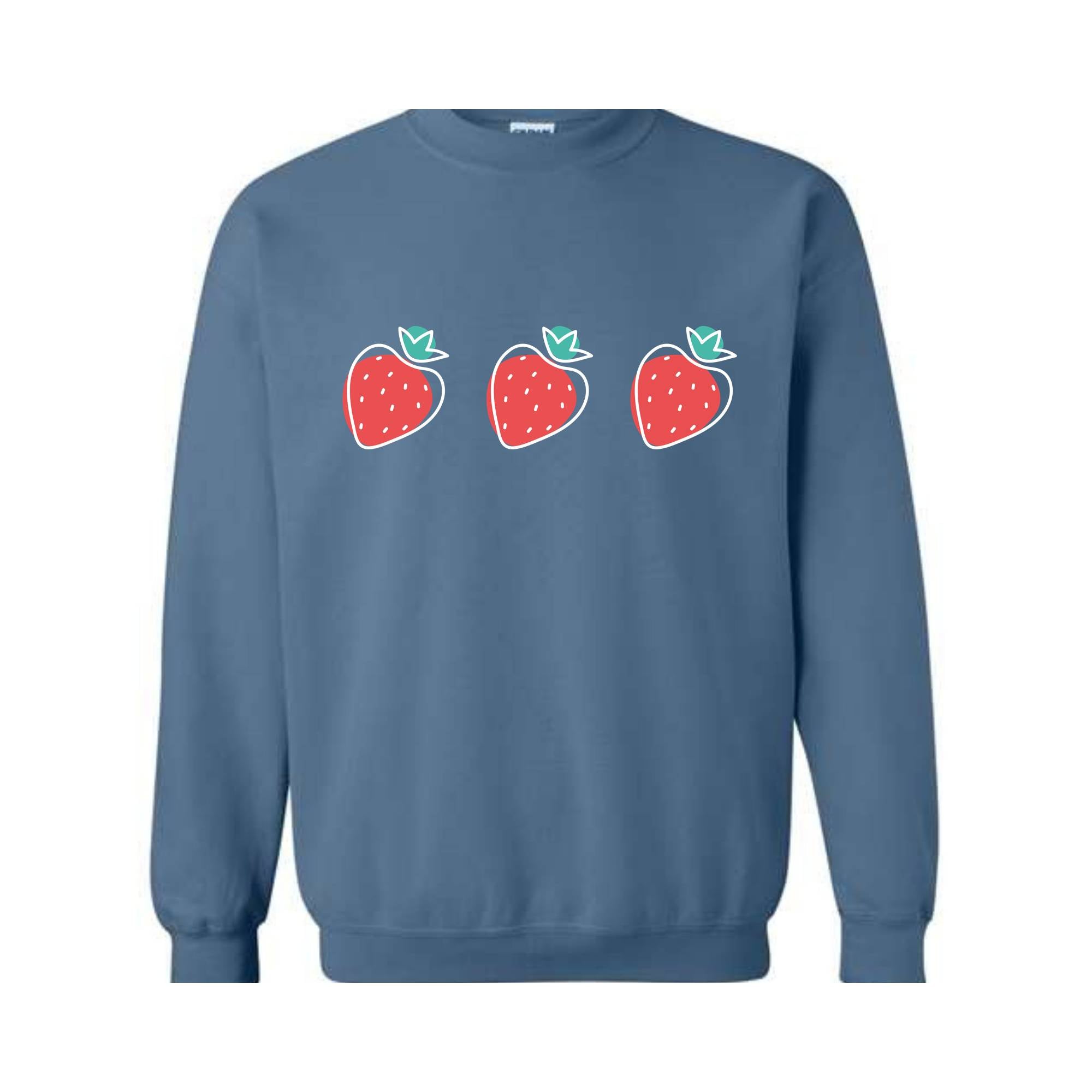 Strawberry Woman Sweatshirt, Strawberry Hoodie, Red Strawberry, Strawberry Gift For Women, Cute Strawberry Sweatshirt, Gardening Sweatshirt