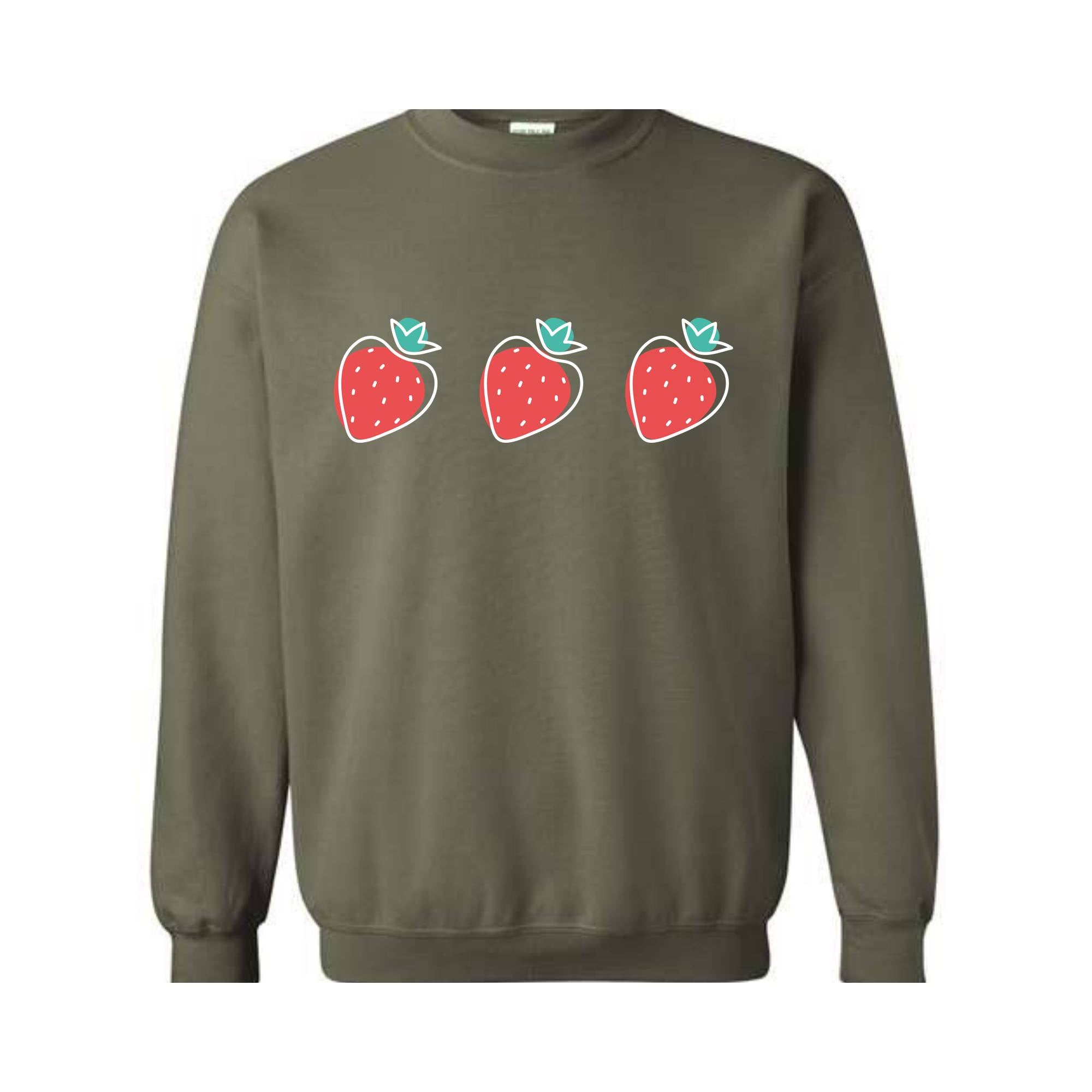 Strawberry Woman Sweatshirt, Strawberry Hoodie, Red Strawberry, Strawberry Gift For Women, Cute Strawberry Sweatshirt, Gardening Sweatshirt