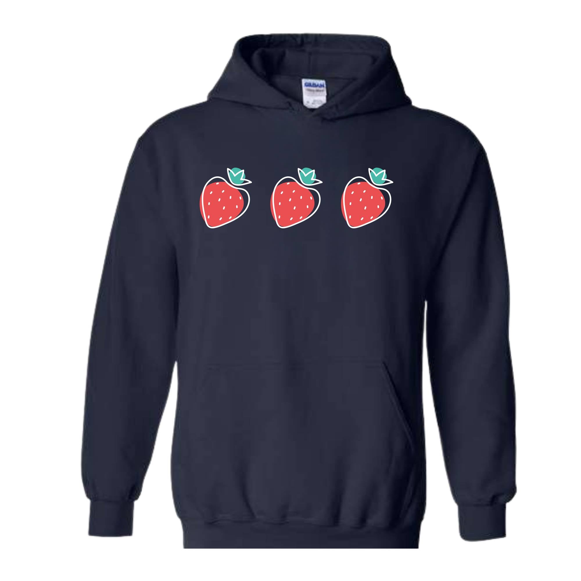 Strawberry Woman Sweatshirt, Strawberry Hoodie, Red Strawberry, Strawberry Gift For Women, Cute Strawberry Sweatshirt, Gardening Sweatshirt