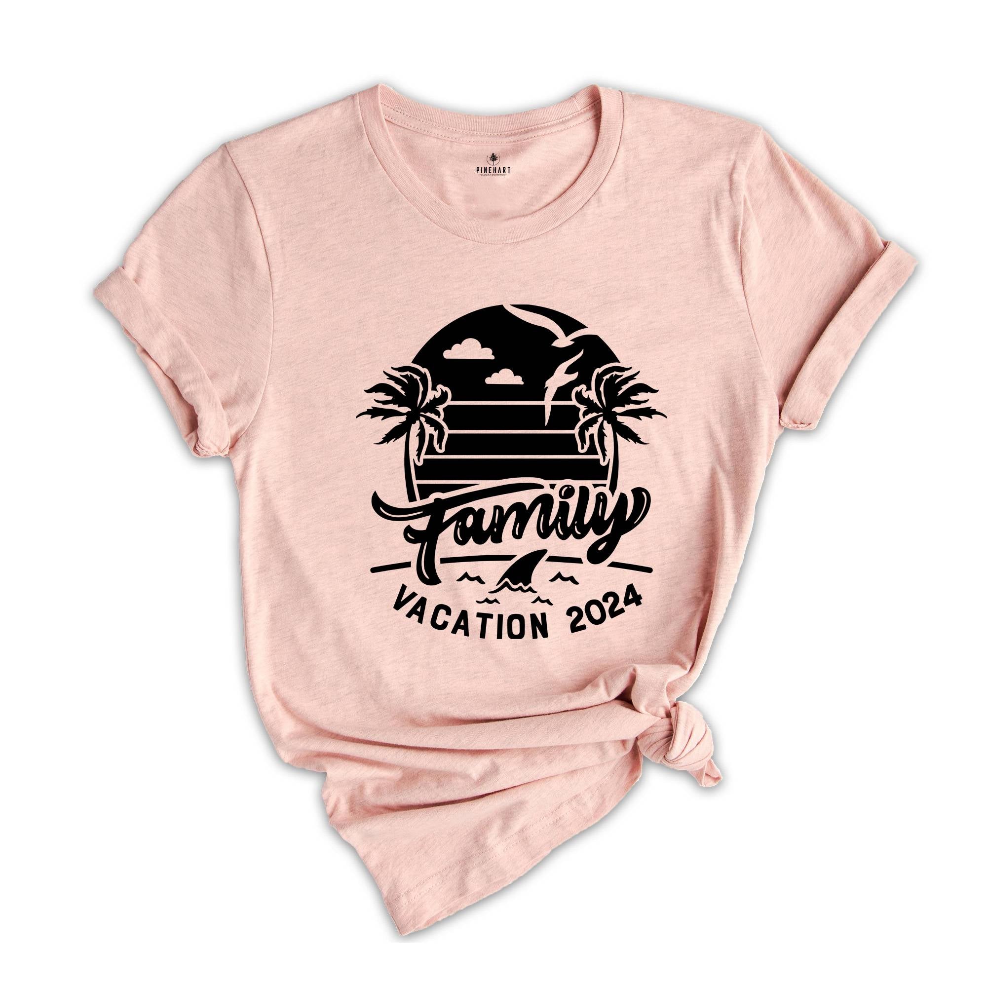 Summer Family Matching Shirt, Family Vacation 2024 T-Shirt, Family T-Shirts, Vacation Shirt, Family Summer T-Shirts, Family Beach Shirt
