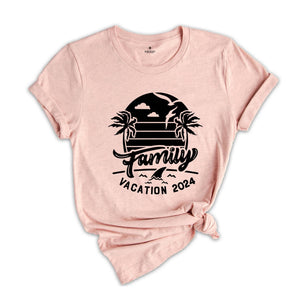 Summer Family Matching Shirt, Family Vacation 2024 T-Shirt, Family T-Shirts, Vacation Shirt, Family Summer T-Shirts, Family Beach Shirt