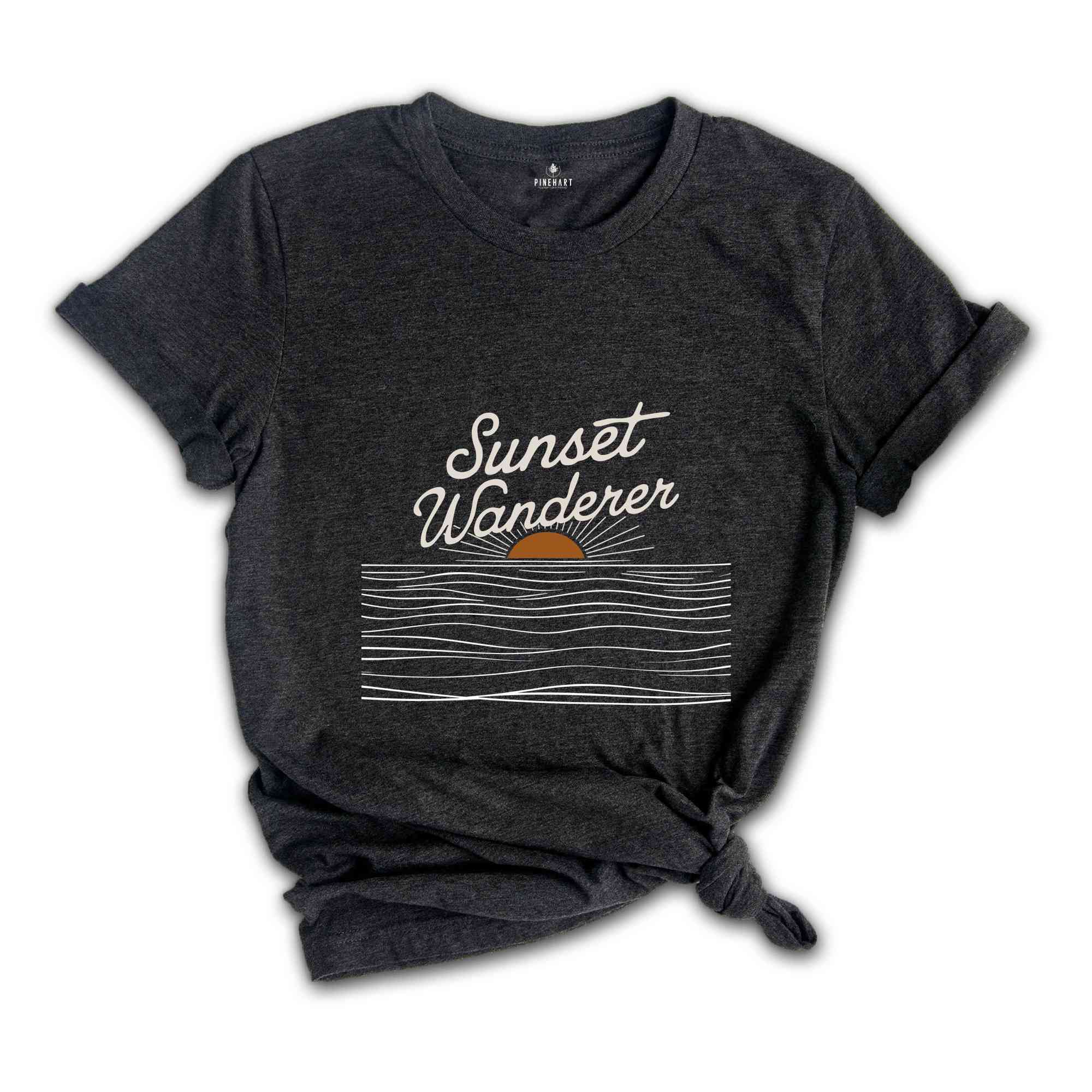 Sunset Wanderer Shirt, Beachy Shirts, Coconut Girl Tee, Cute Summer Tees, Beach Summer Tee, Nature Lovers Shirt