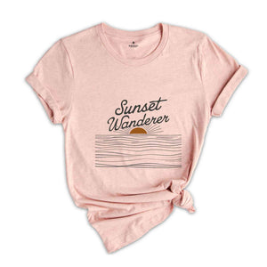 Sunset Wanderer Shirt, Beachy Shirts, Coconut Girl Tee, Cute Summer Tees, Beach Summer Tee, Nature Lovers Shirt