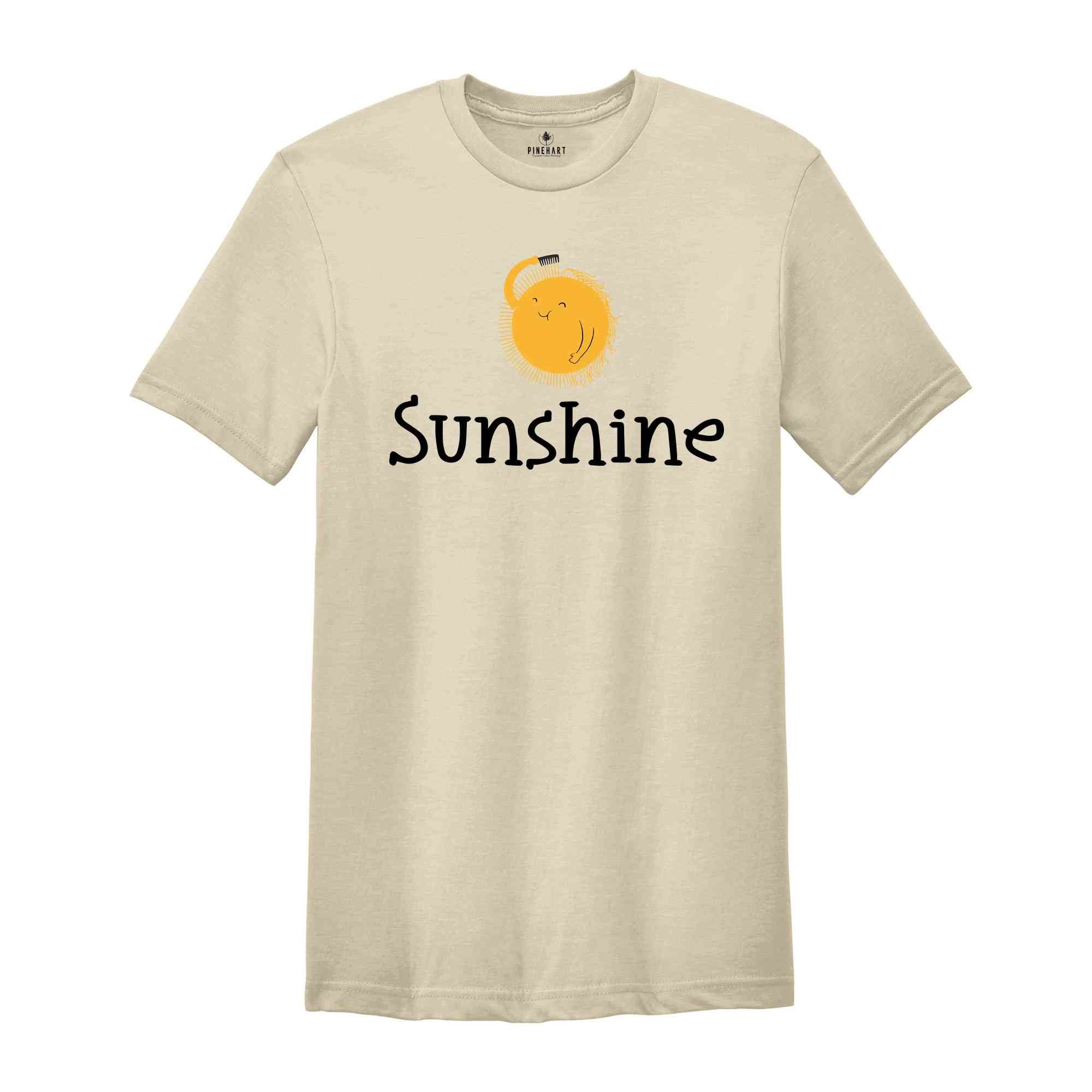 Sunshine Shirt, Summer T-shirt, Funny Sunshine Shirt, Womens Shirt, Gift For Womens, Retro Sun Shirt