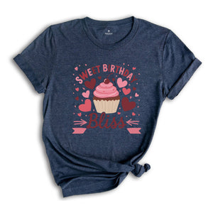 Sweet Birthday Cupcake Graphic Tee, Cute Dessert Lover Birthday T-Shirt, Fun Graphic Tee for Birthday Celebration