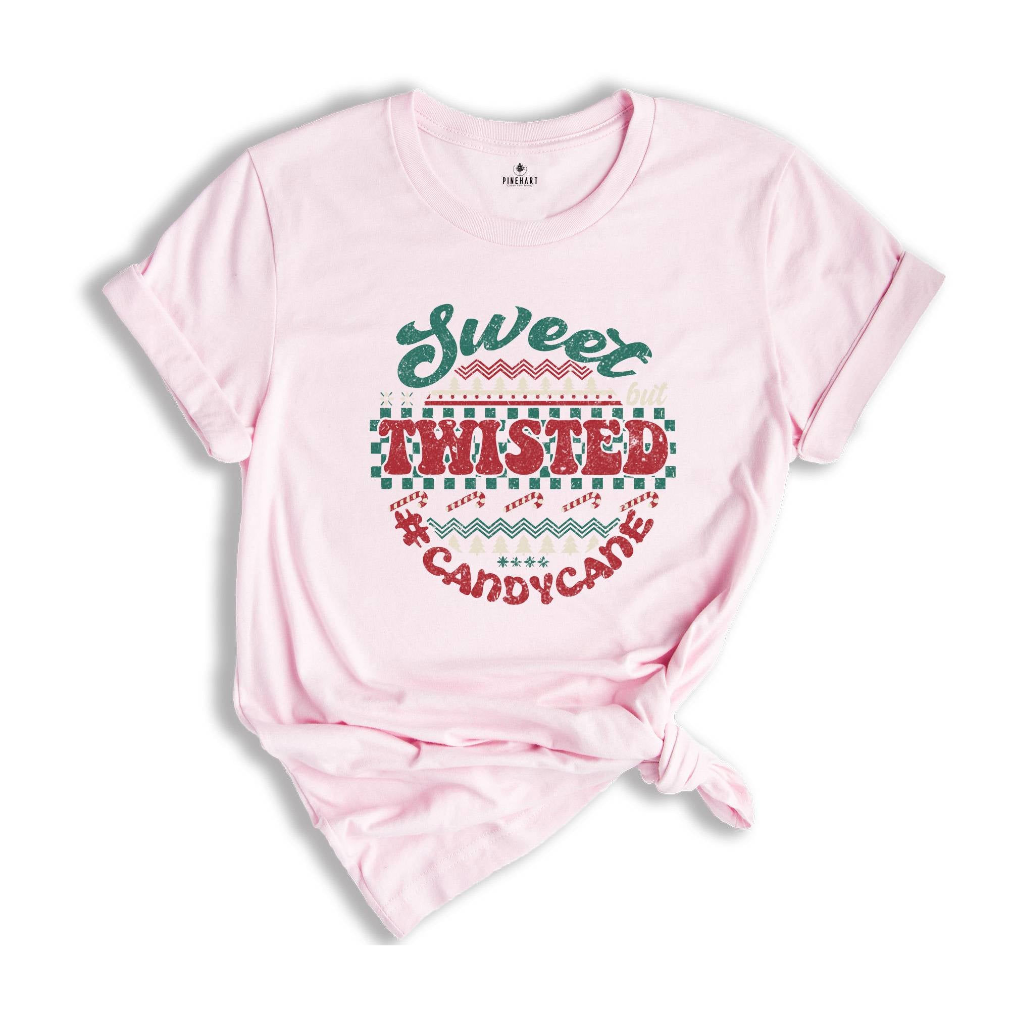 Sweet But Twisted Candy Cane Shirt, Candy Cane Sweatshirt, Jesus Xmas Sweatshirt, Christmas Sweatshirt, Xmas Tree Sweatshirt