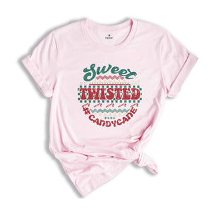Sweet But Twisted Candy Cane Shirt, Candy Cane Sweatshirt, Jesus Xmas Sweatshirt, Christmas Sweatshirt, Xmas Tree Sweatshirt