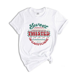 Sweet But Twisted Candy Cane Shirt, Candy Cane Sweatshirt, Jesus Xmas Sweatshirt, Christmas Sweatshirt, Xmas Tree Sweatshirt