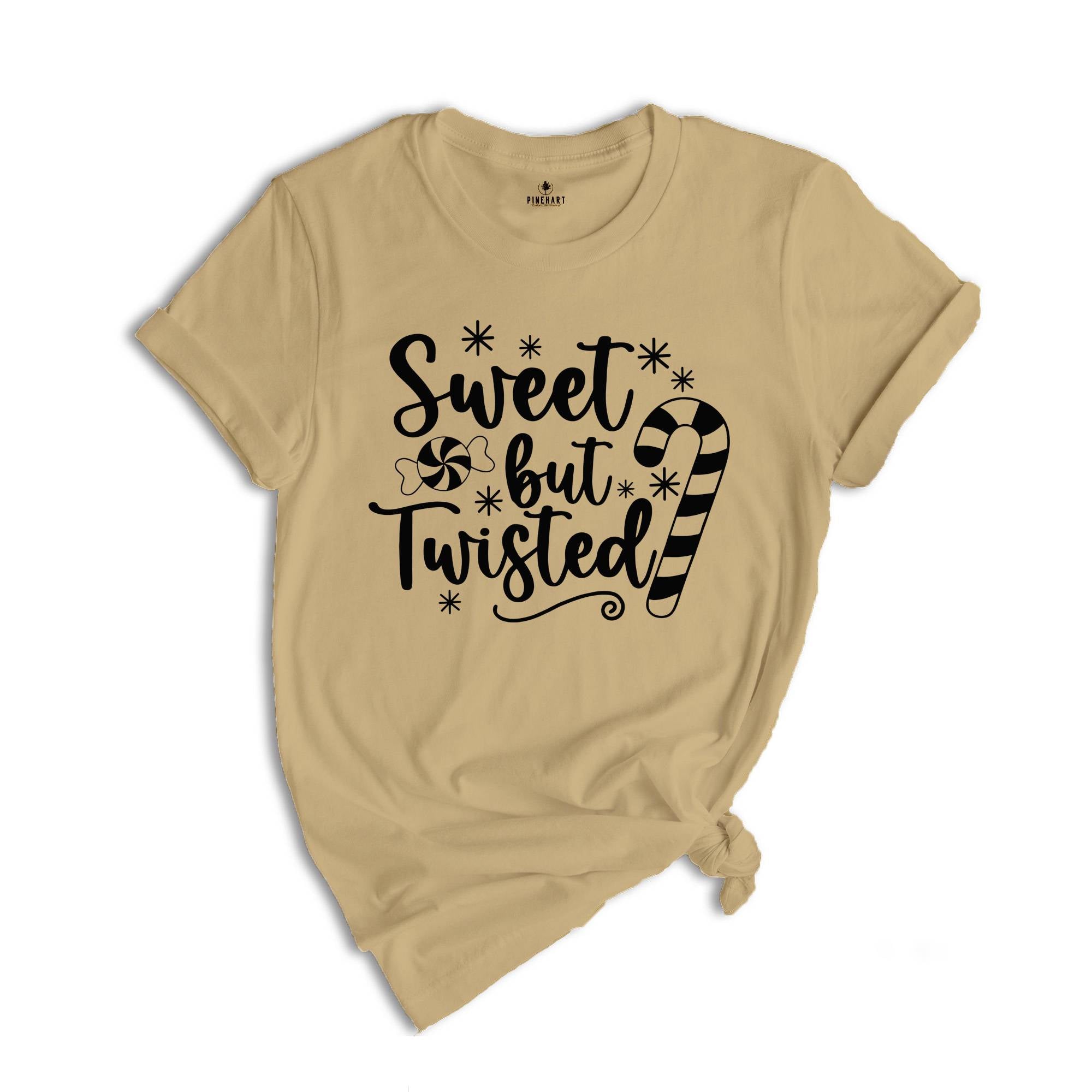 Sweet but Twisted Shirt, Candy Cane T-Shirt, Holiday Apparel, Cute Christmas Shirt, Funny Christmas Shirt, Winter Sweatshirt
