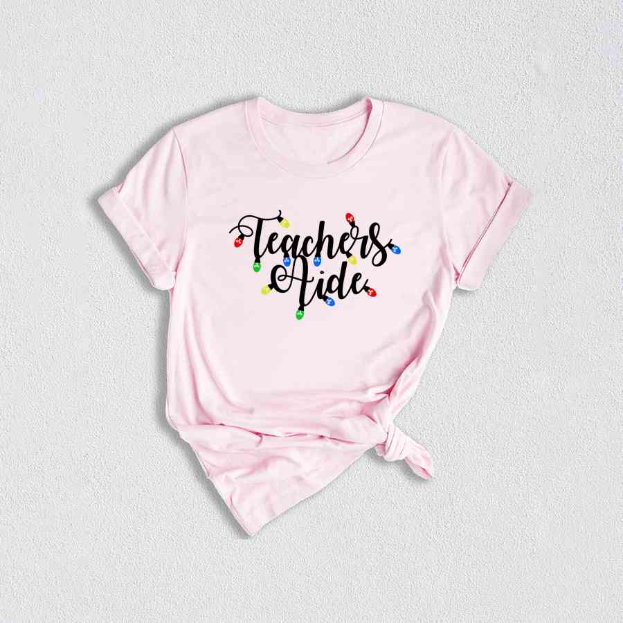 Teacher Christmas Shirt, Christmas Lights Teacher Shirt, Teacher Appreciation, Teacher Gift, Cute Christmas Gift For Teacher, Xmas Shirt