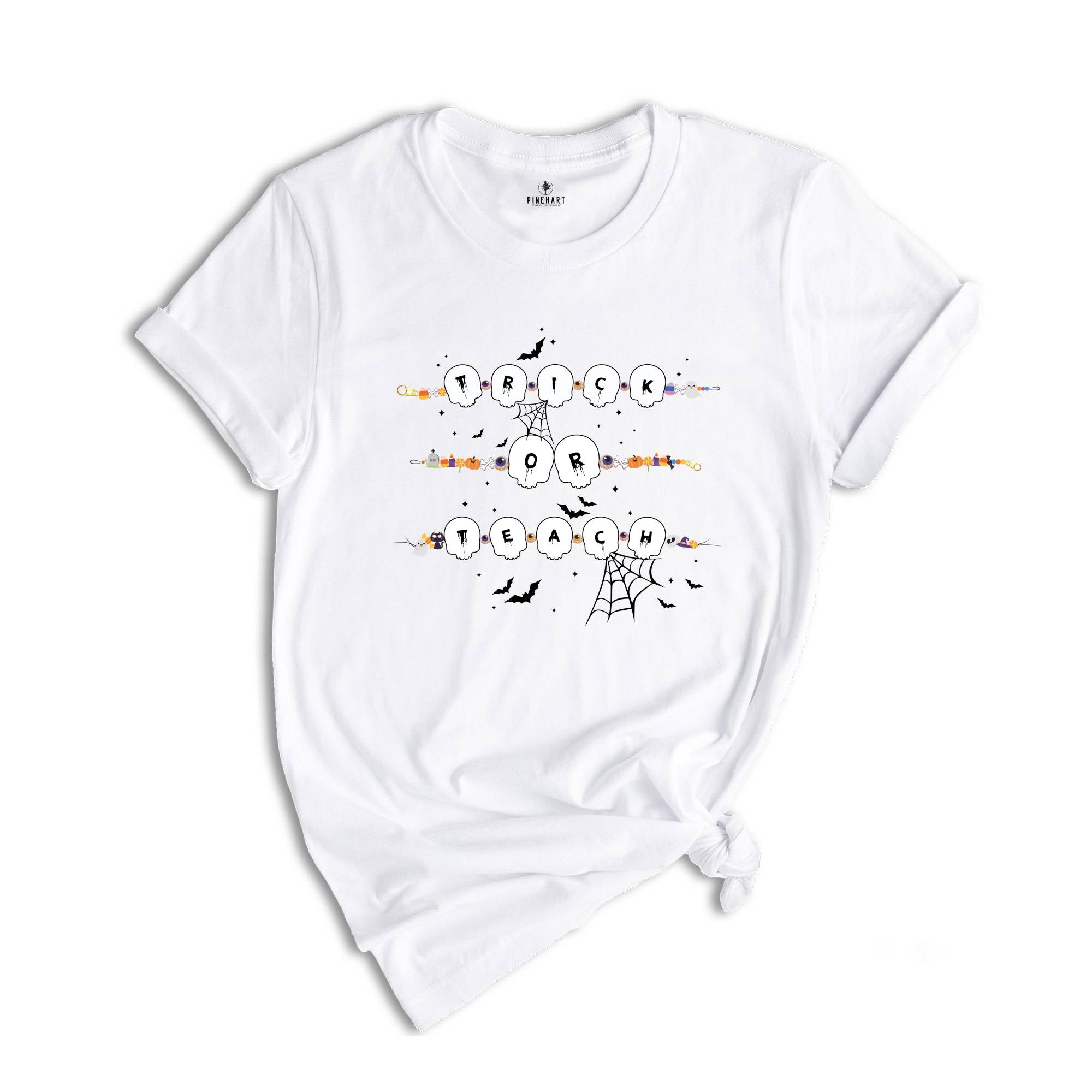 Teacher Halloween Shirt, Trick or Teach Shirt, Halloween Teacher Shirt, Spooky Teacher T-shirt, Ghost Teacher Pumpkin Shirt