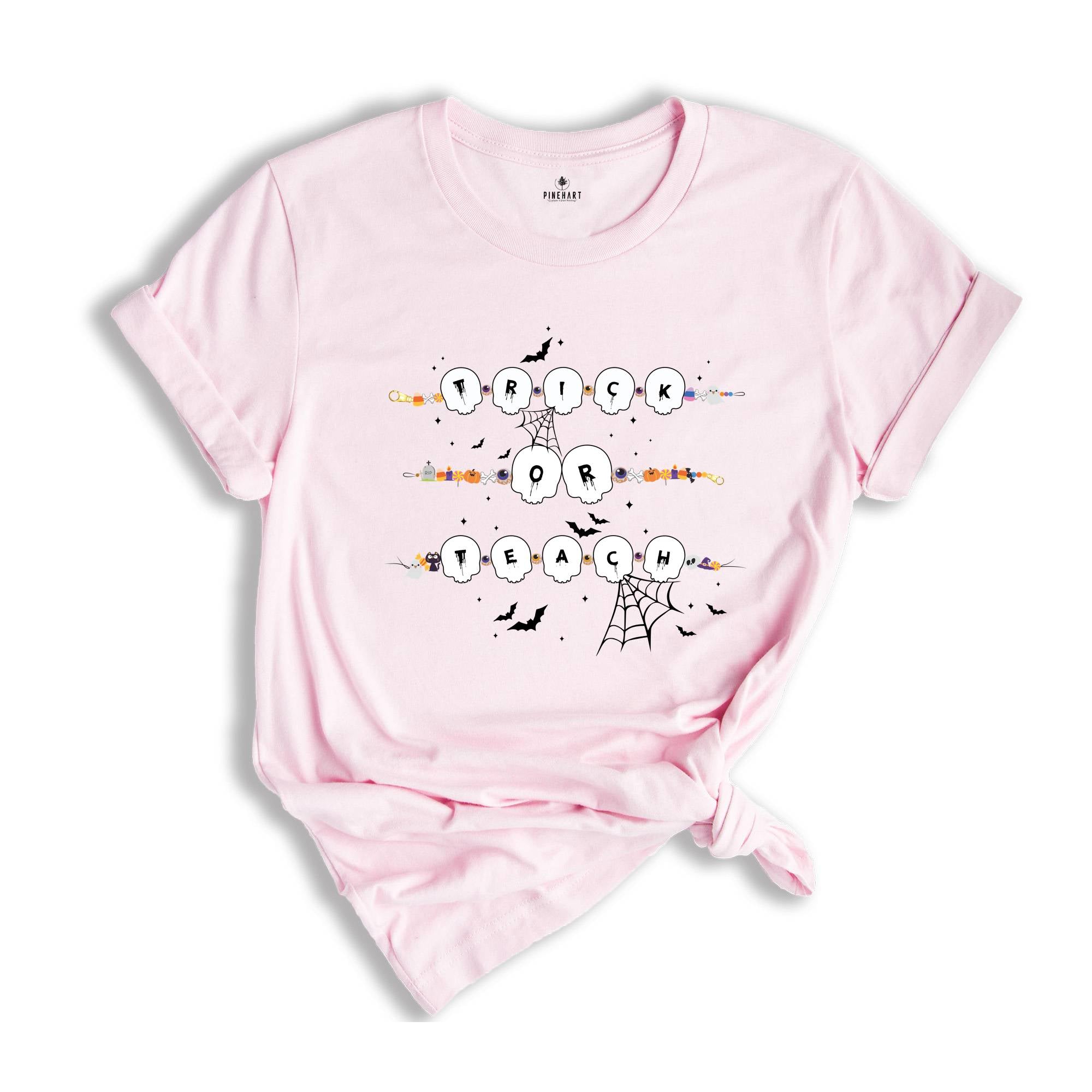 Teacher Halloween Shirt, Trick or Teach Shirt, Halloween Teacher Shirt, Spooky Teacher T-shirt, Ghost Teacher Pumpkin Shirt