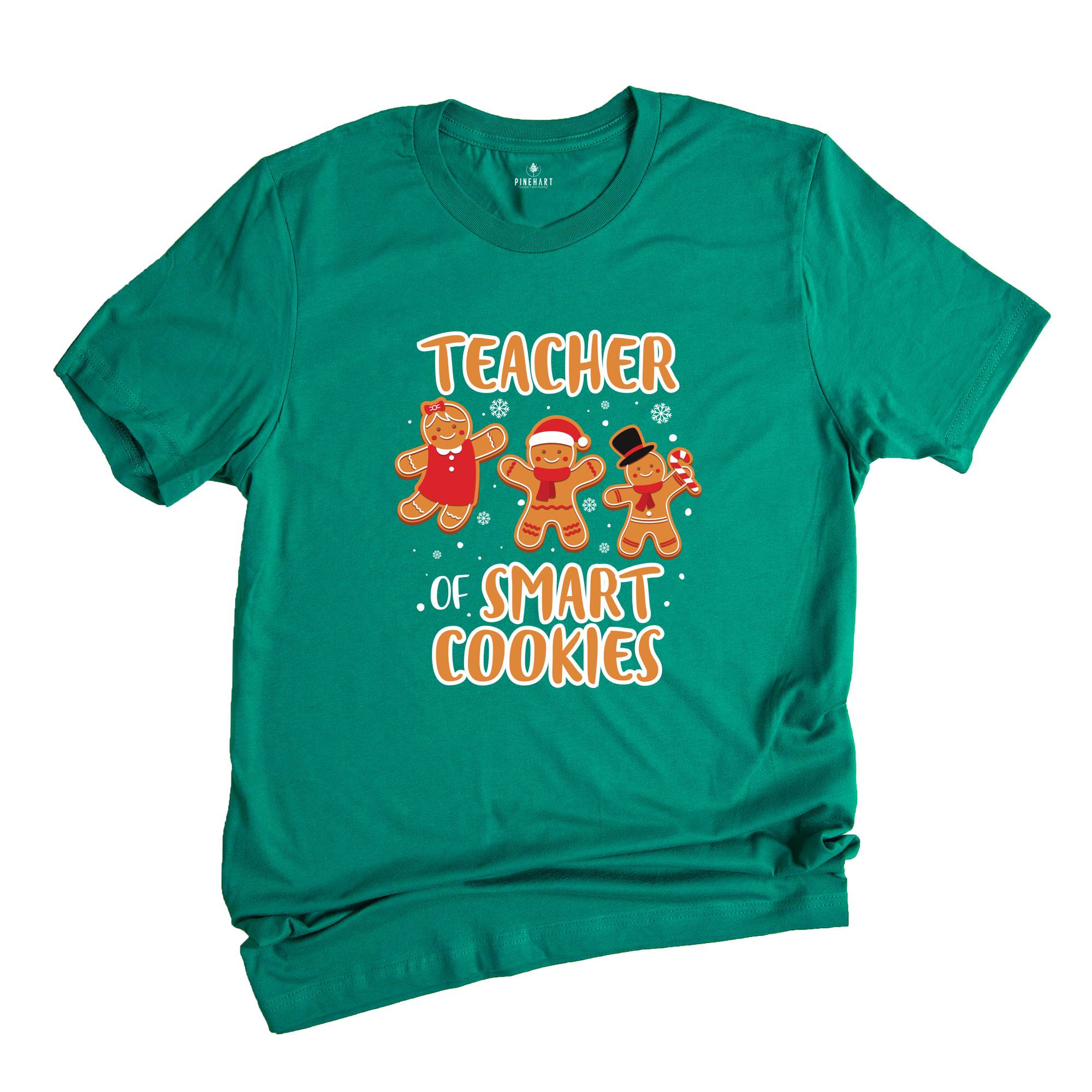 Teacher of Smart Cookies Shirt, Teacher Appreciation, Cute Teacher Tee, Teacher Sweatshirt, Xmas Teacher Gift, Teacher Life Shirt