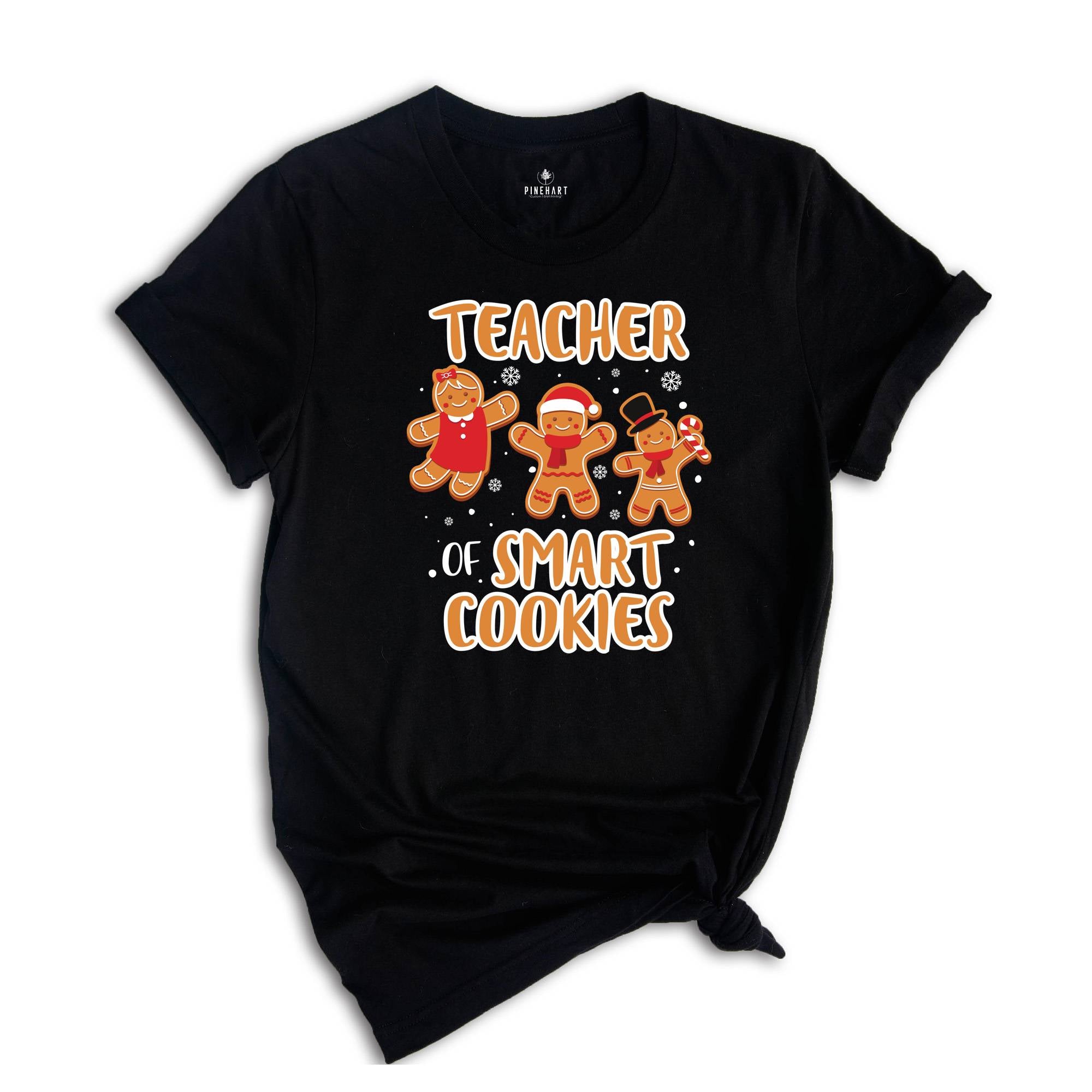 Teacher of Smart Cookies Shirt, Teacher Appreciation, Cute Teacher Tee, Teacher Sweatshirt, Xmas Teacher Gift, Teacher Life Shirt
