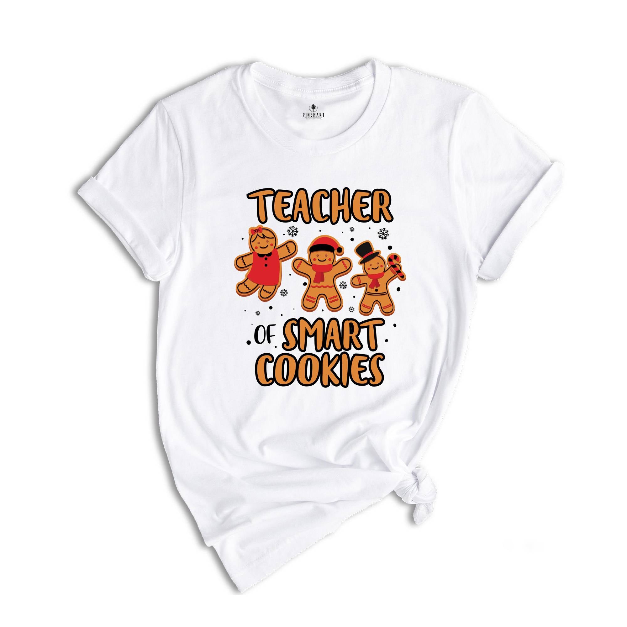 Teacher of Smart Cookies Shirt, Teacher Appreciation, Cute Teacher Tee, Teacher Sweatshirt, Xmas Teacher Gift, Teacher Life Shirt