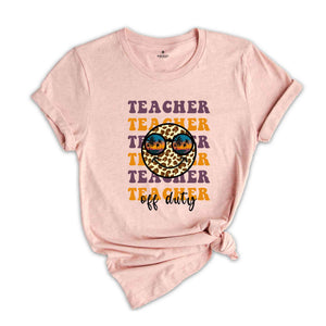 Teacher Off Duty Shirt, Teacher Summer Shirt, Summer for Teachers, Summer Recharge Shirt, Teacher Summer Shirt, Vacation Shirt