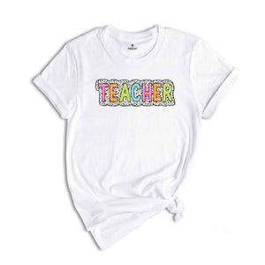 Teacher Shirt, Teacher Gift, First Day Of School, Kindergarten Shirt, Teacher Life Shirt, Pre-k Teacher Shirt, Cute Teacher Shirt